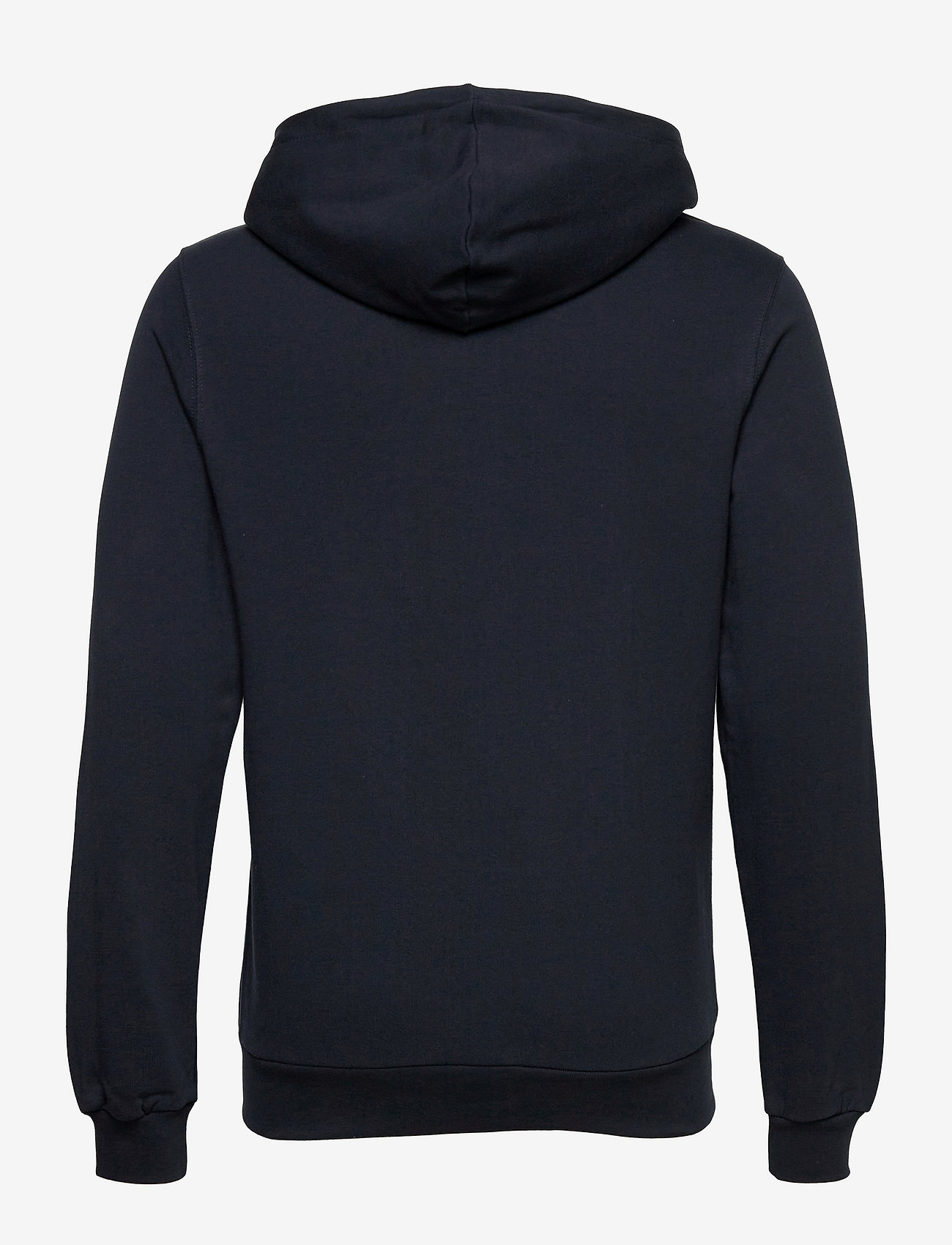 Knowledge Cotton Apparel - Zip hood basic badge sweat - GOTS/V - total eclipse - 1