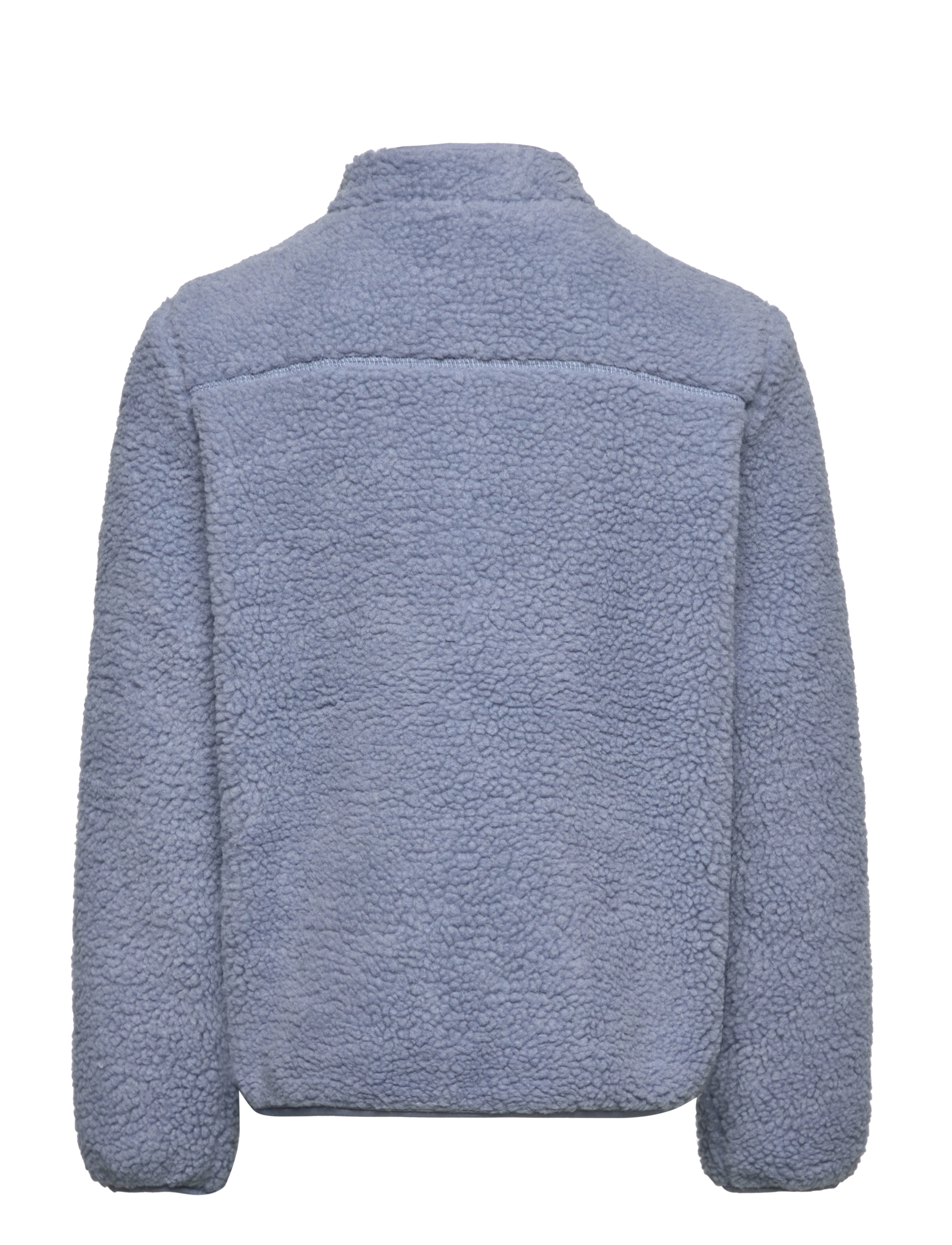 Knowledge Cotton Apparel - Teddy zip sweat - GRS/Vegan - asley blue - 1