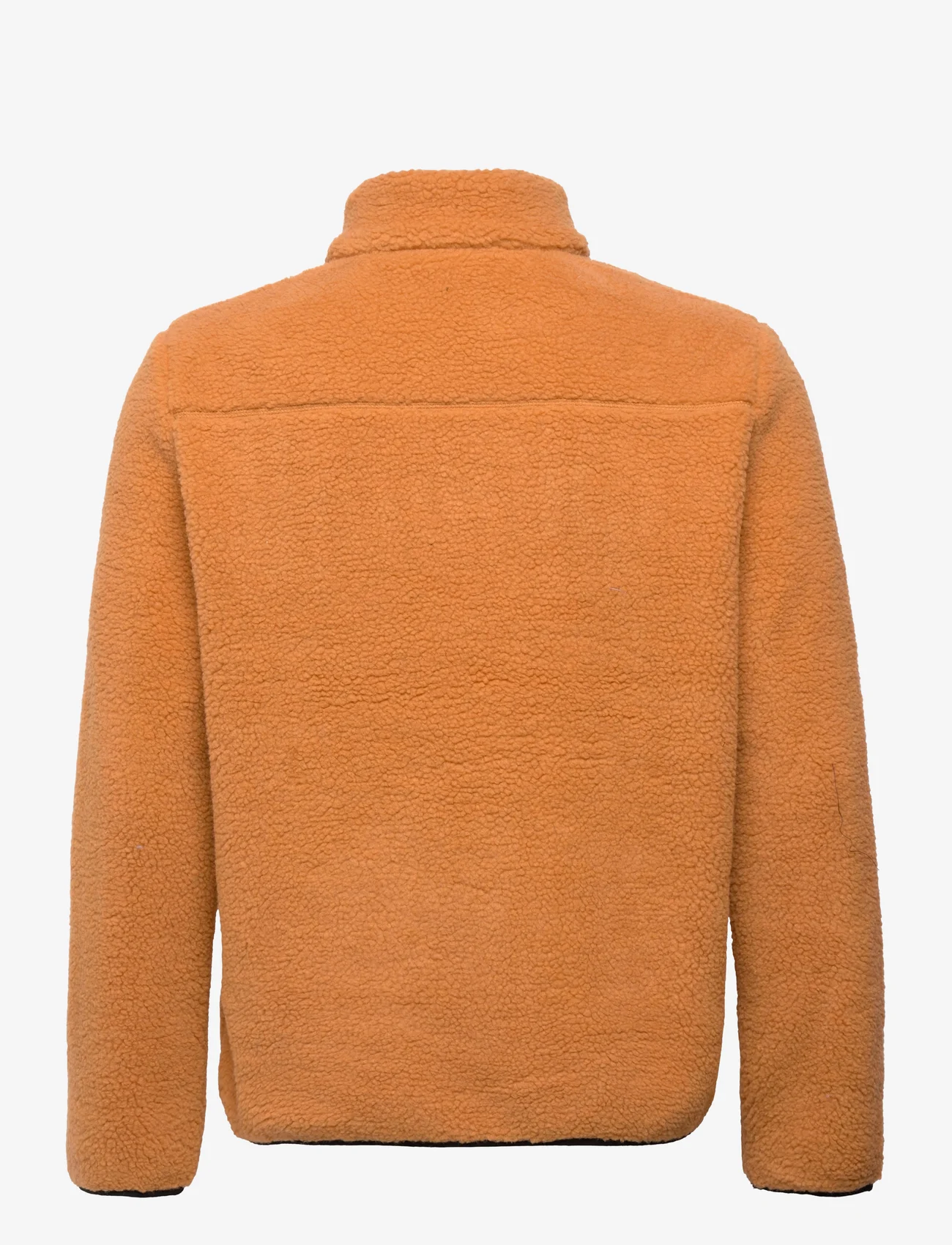 Knowledge Cotton Apparel - Teddy fleece zip sweat - GRS/Vegan - mid layer jackets - desert sun - 1