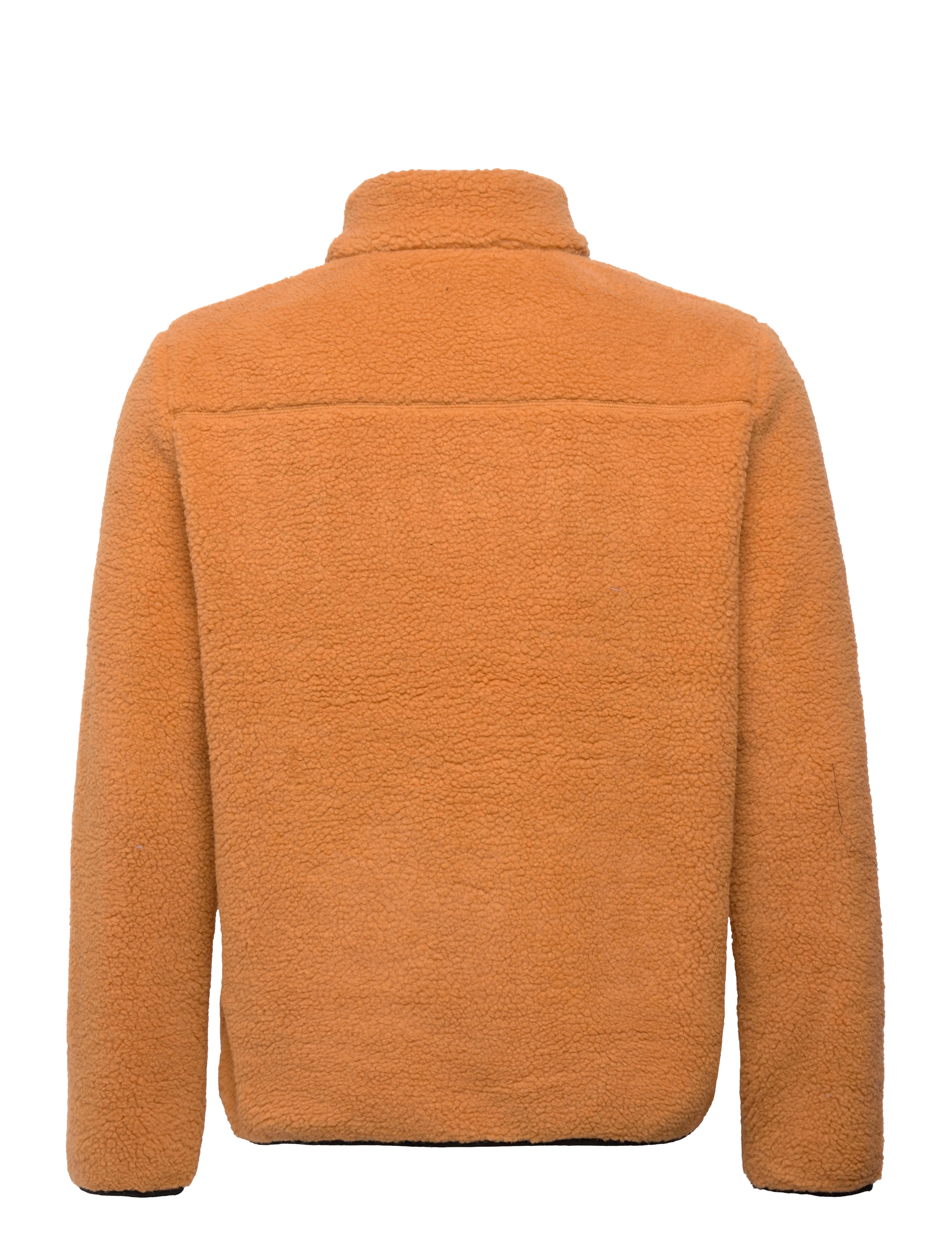 Knowledge Cotton Apparel - Teddy fleece zip sweat - GRS/Vegan - desert sun - 1