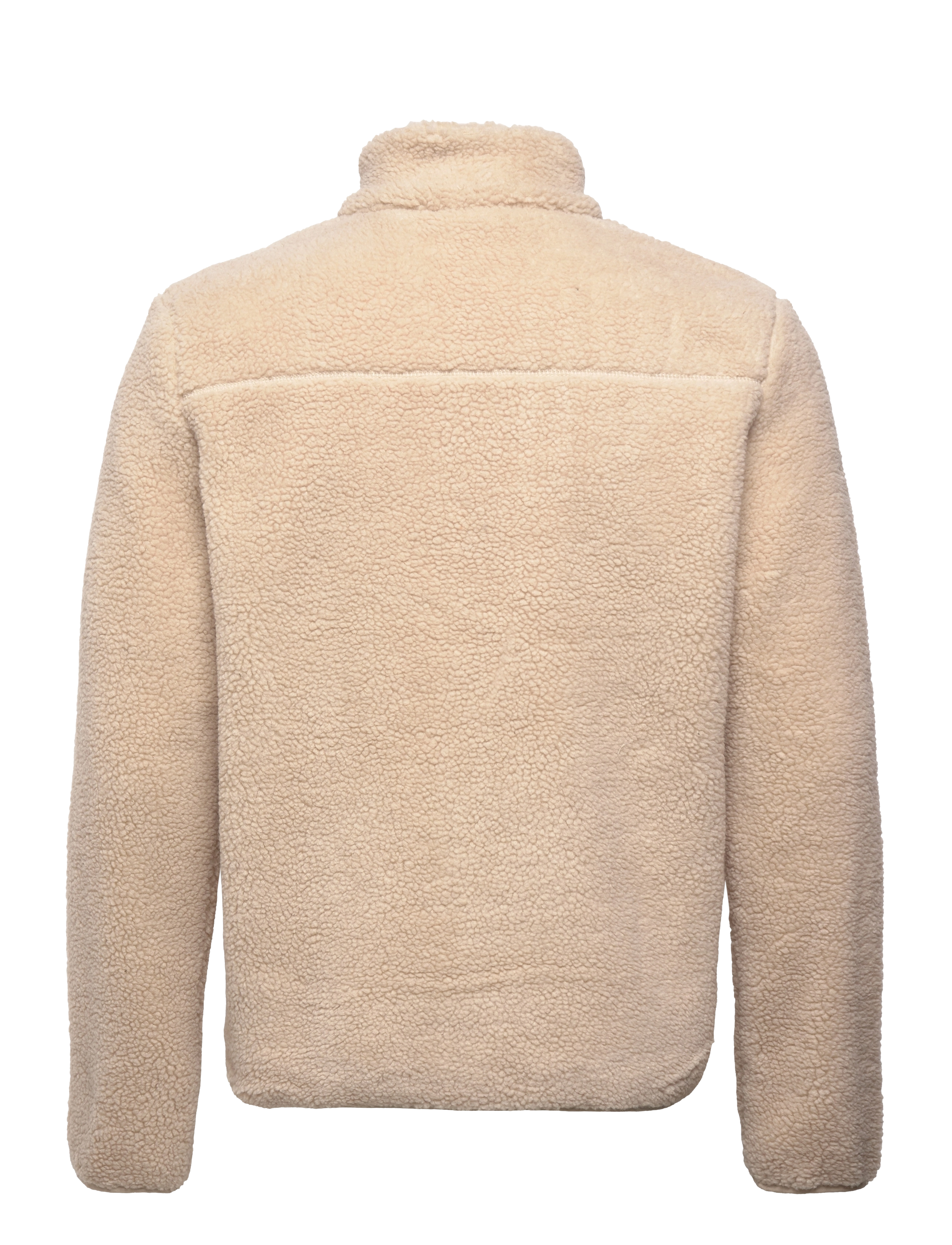 Knowledge Cotton Apparel - Teddy fleece zip sweat - GRS/Vegan - item colour - 1
