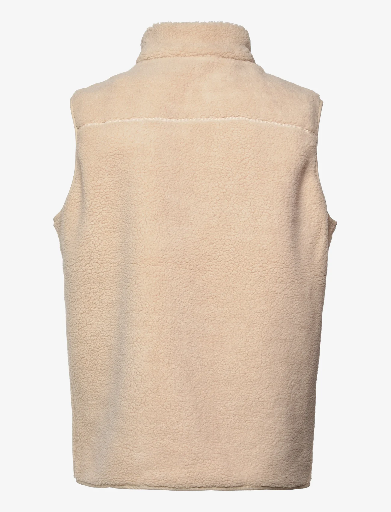 Knowledge Cotton Apparel - Teddy fleece vest - GRS/Vegan - västar - item colour - 1