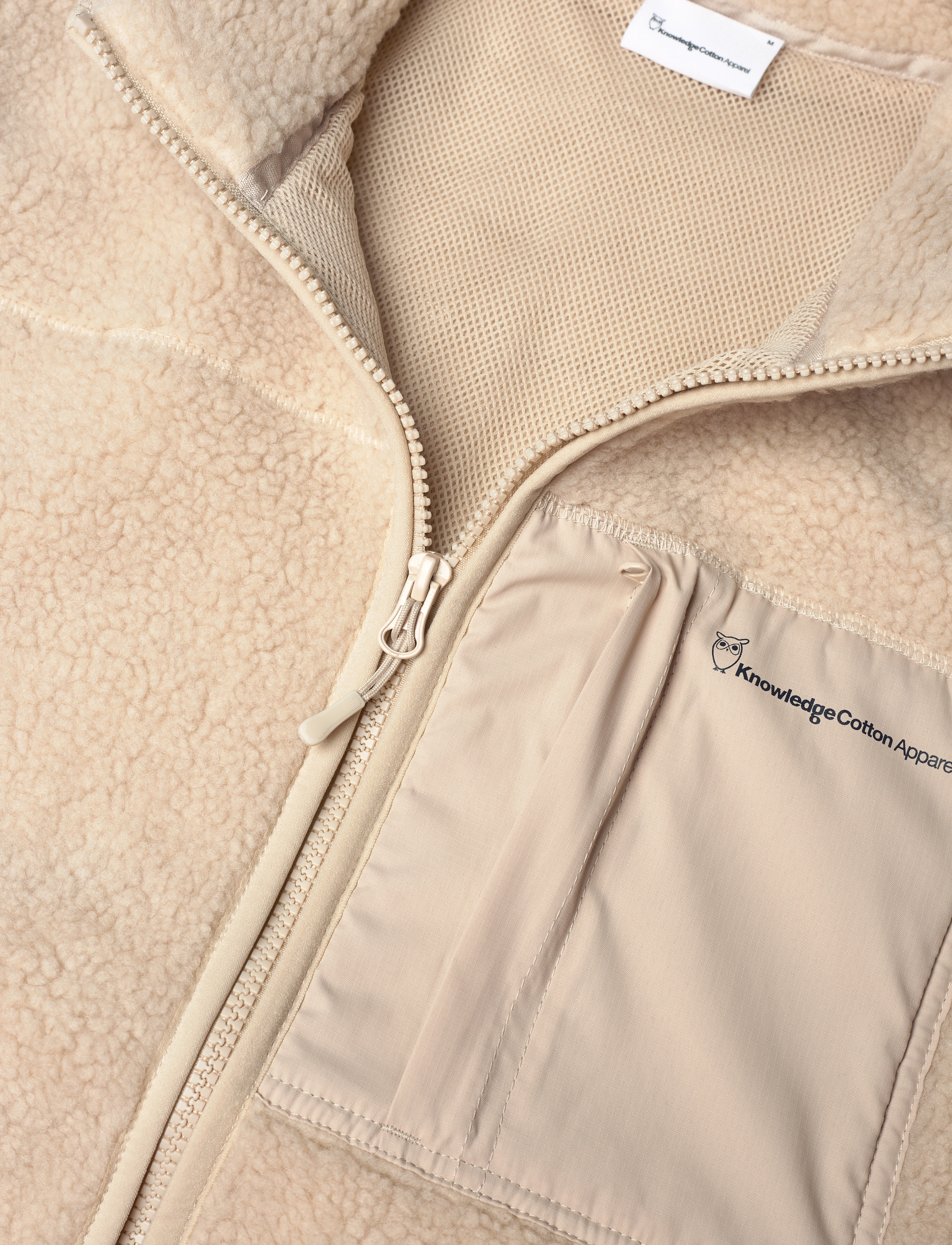 Knowledge Cotton Apparel - Teddy fleece vest - GRS/Vegan - item colour - 2