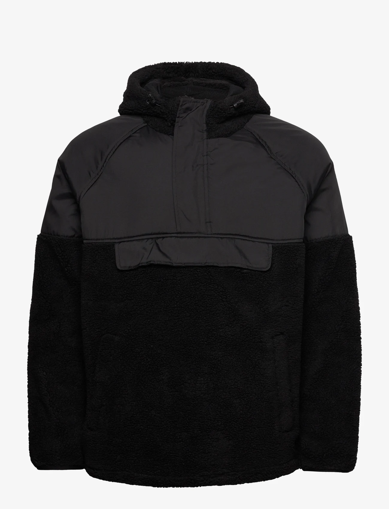 Knowledge Cotton Apparel - Teddy oversized anorak - GRS/Vegan - spring jackets - black jet - 0