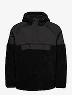 Teddy oversized anorak - GRS/Vegan - BLACK JET