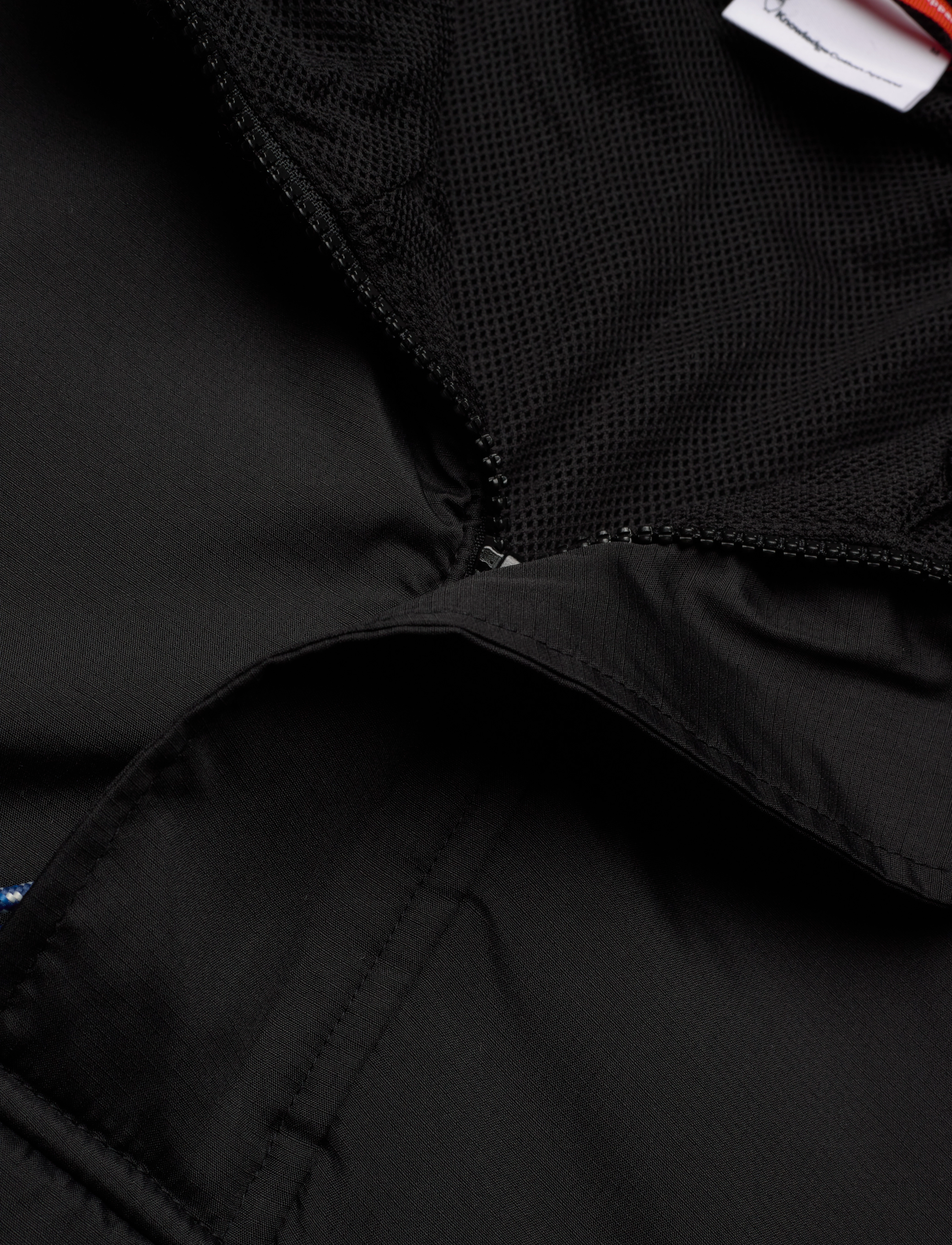 Knowledge Cotton Apparel - Teddy oversized anorak - GRS/Vegan - black jet - 2
