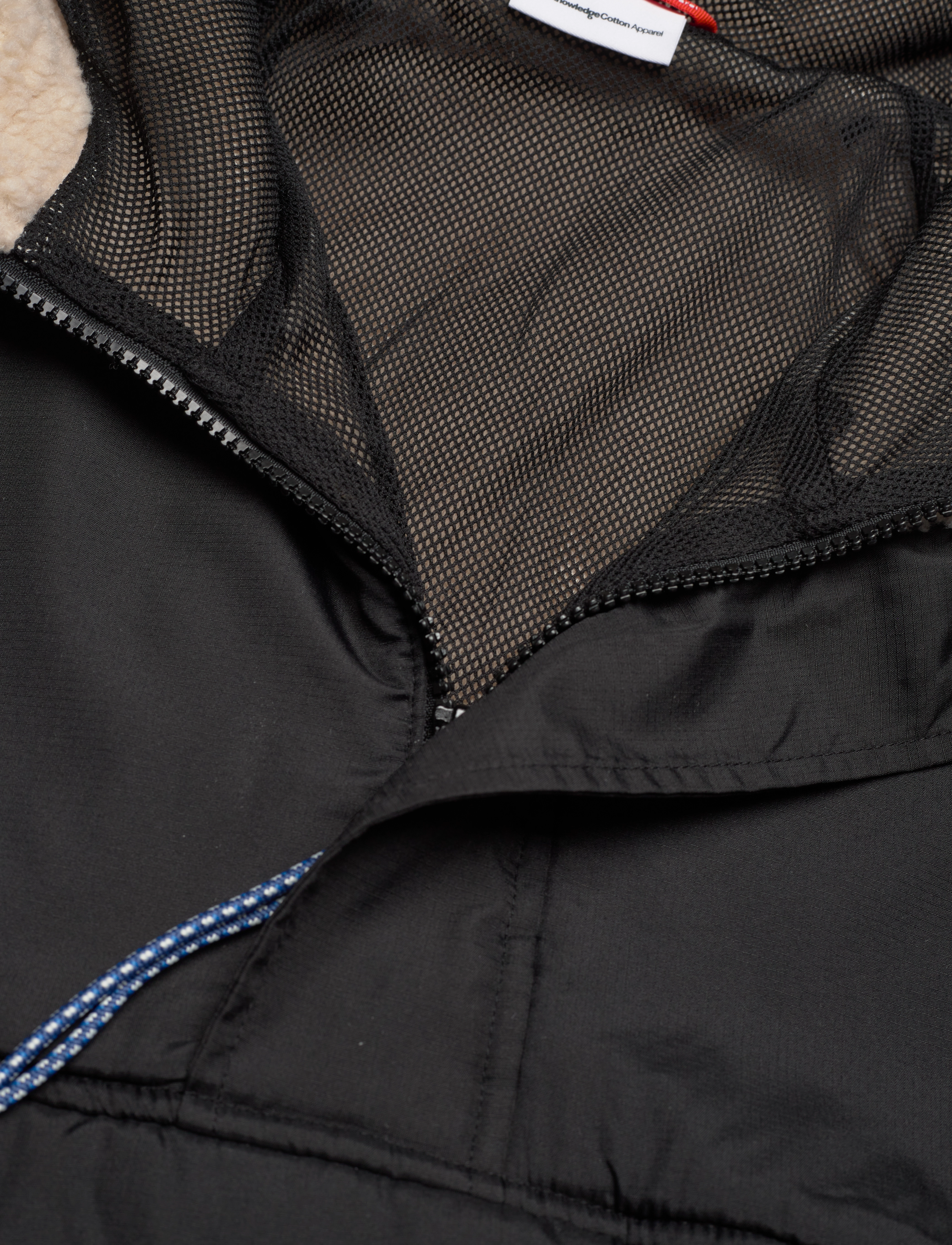 Knowledge Cotton Apparel - Teddy oversized anorak - GRS/Vegan - item colour - 4