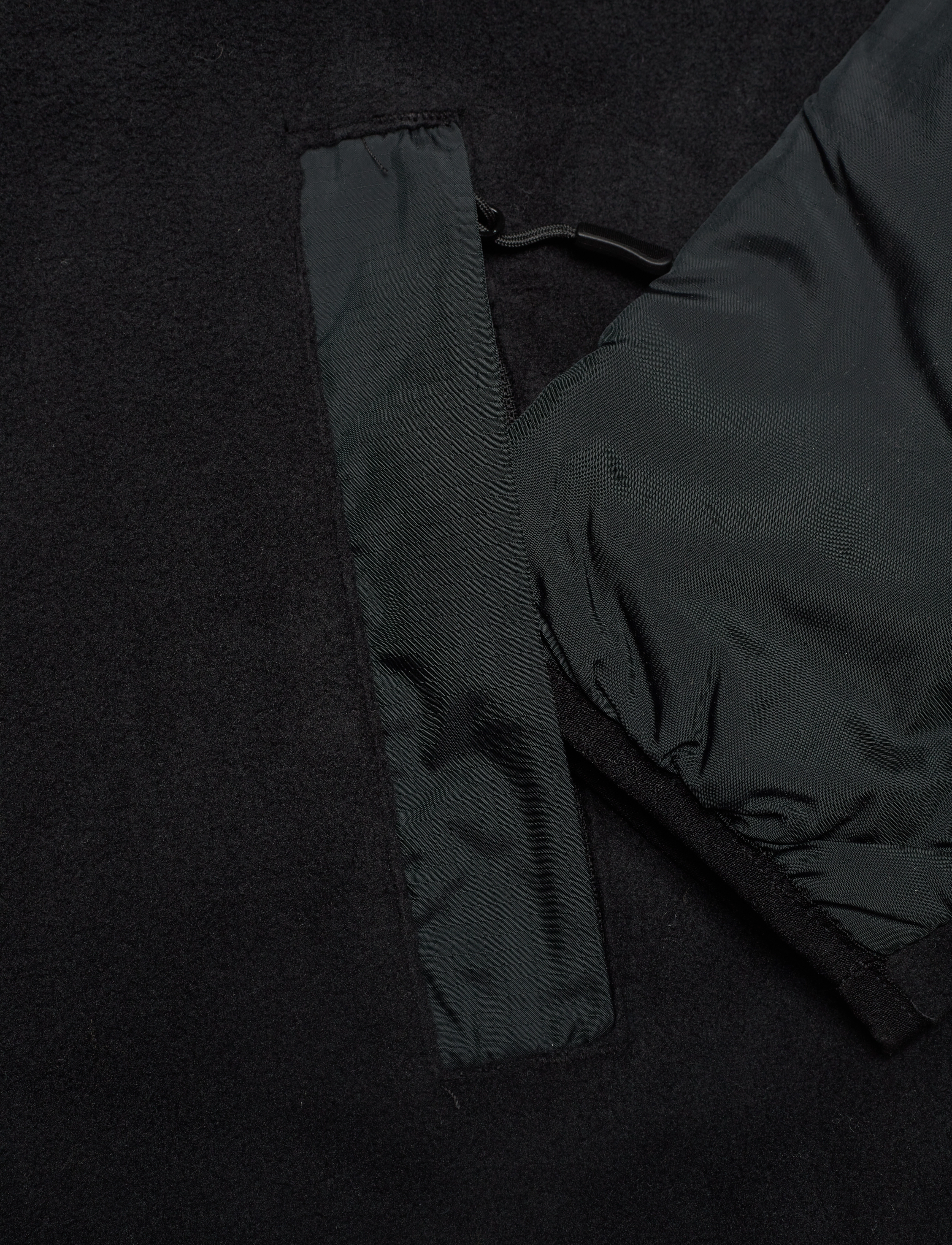 Knowledge Cotton Apparel - Polar fleece oversized zip sweat wi - black jet - 5
