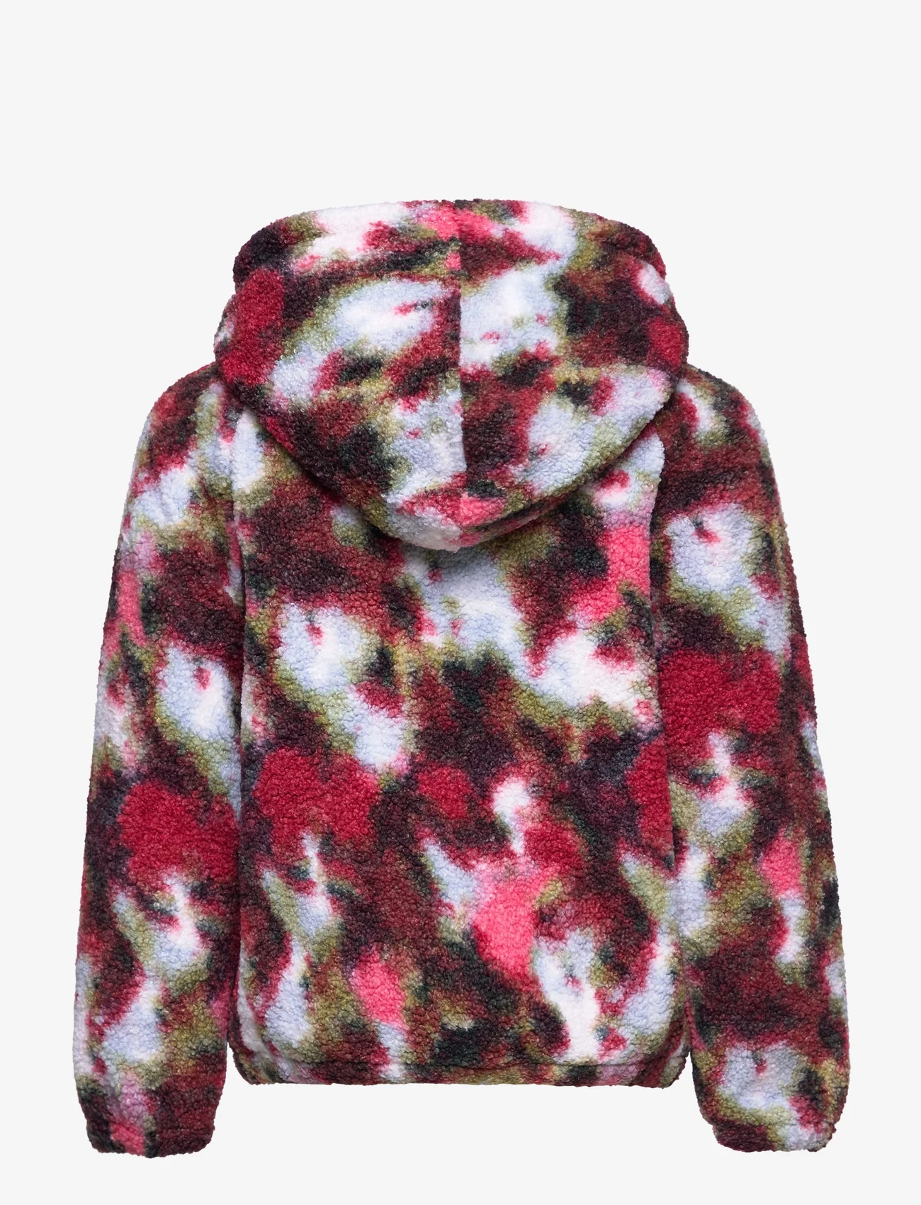 Knowledge Cotton Apparel - Teddy zip jacket w. hood - GRS/Vega - item color - 1