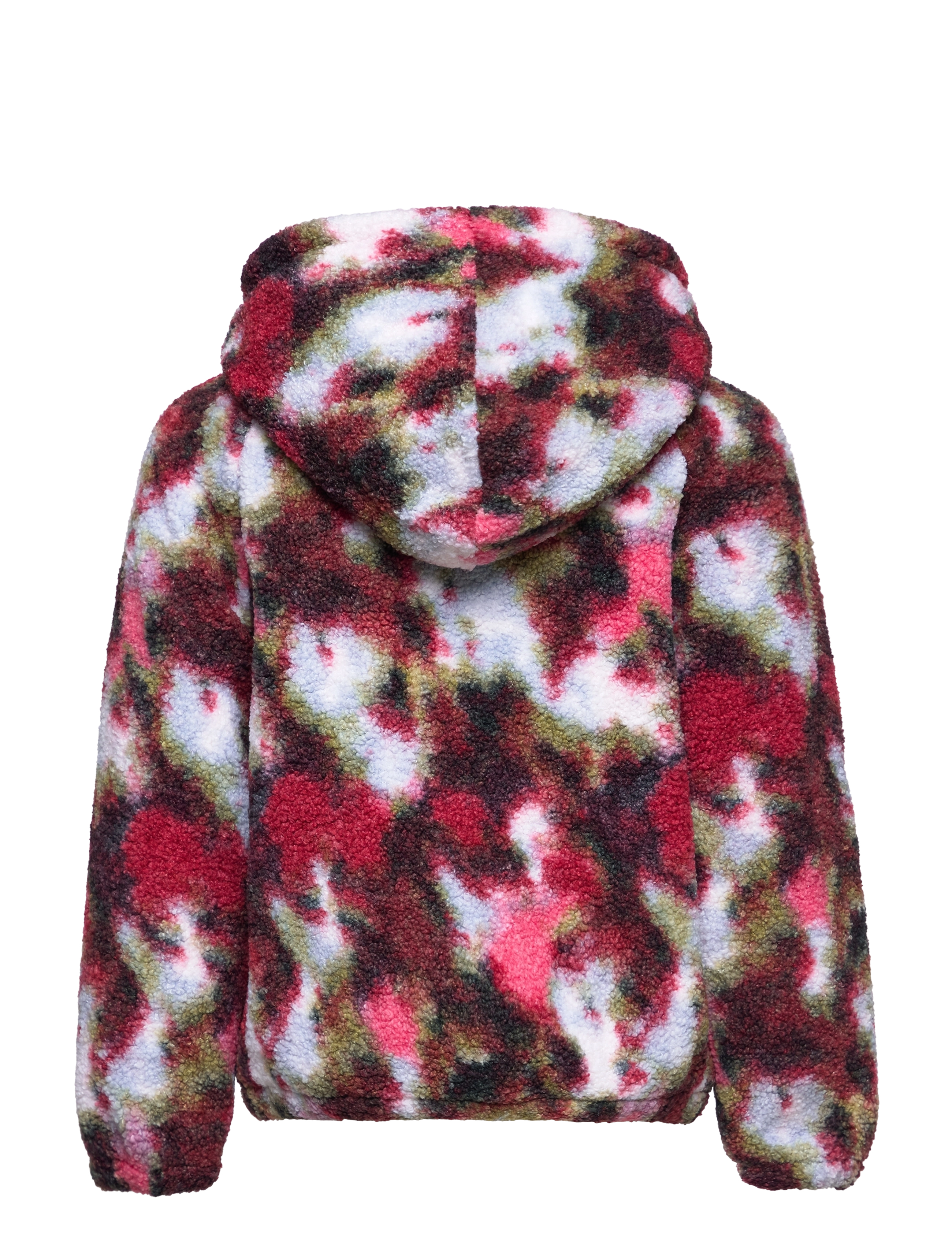 Knowledge Cotton Apparel - Teddy zip jacket w. hood - GRS/Vega - item color - 1
