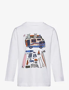 Road trip printed long sleeved t-sh, Knowledge Cotton Apparel