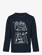 Road trip printed long sleeved t-sh - TOTAL ECLIPSE