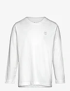 Regular fit badge long sleeved - GO - BRIGHT WHITE
