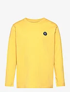 Regular fit badge long sleeved - GO - MISTED YELLOW