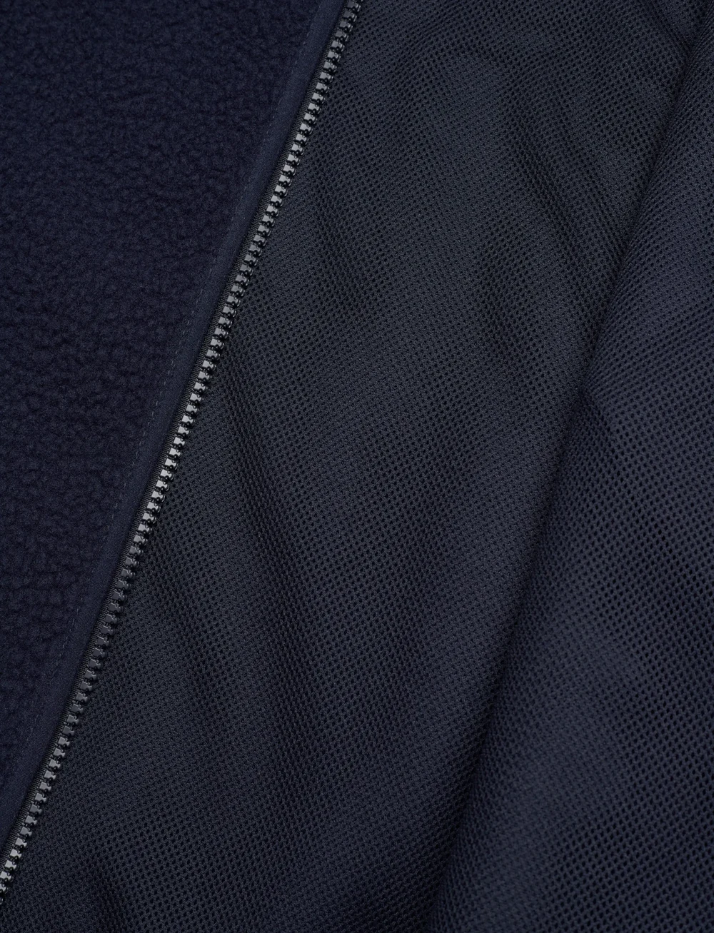 Knowledge Cotton Apparel - Loose Fit Zip Fleece Vest GRS/Vegan - teddy kampsunid - night sky - 5