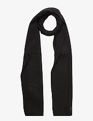 Knowledge Cotton Apparel - Rib knit wool scarf - RWS - kaulahuivit - black jet - 0