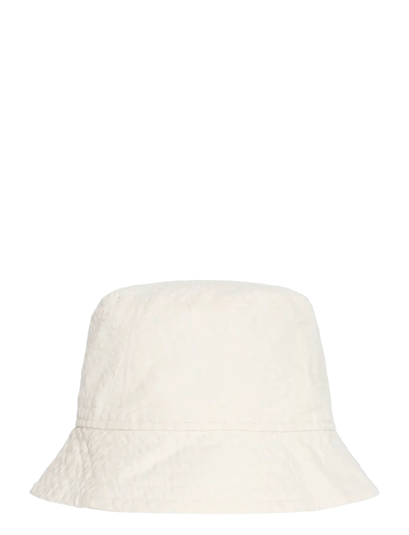 Knowledge Cotton Apparel Seersucker bucket hat - Accessoires - EGRET / cream