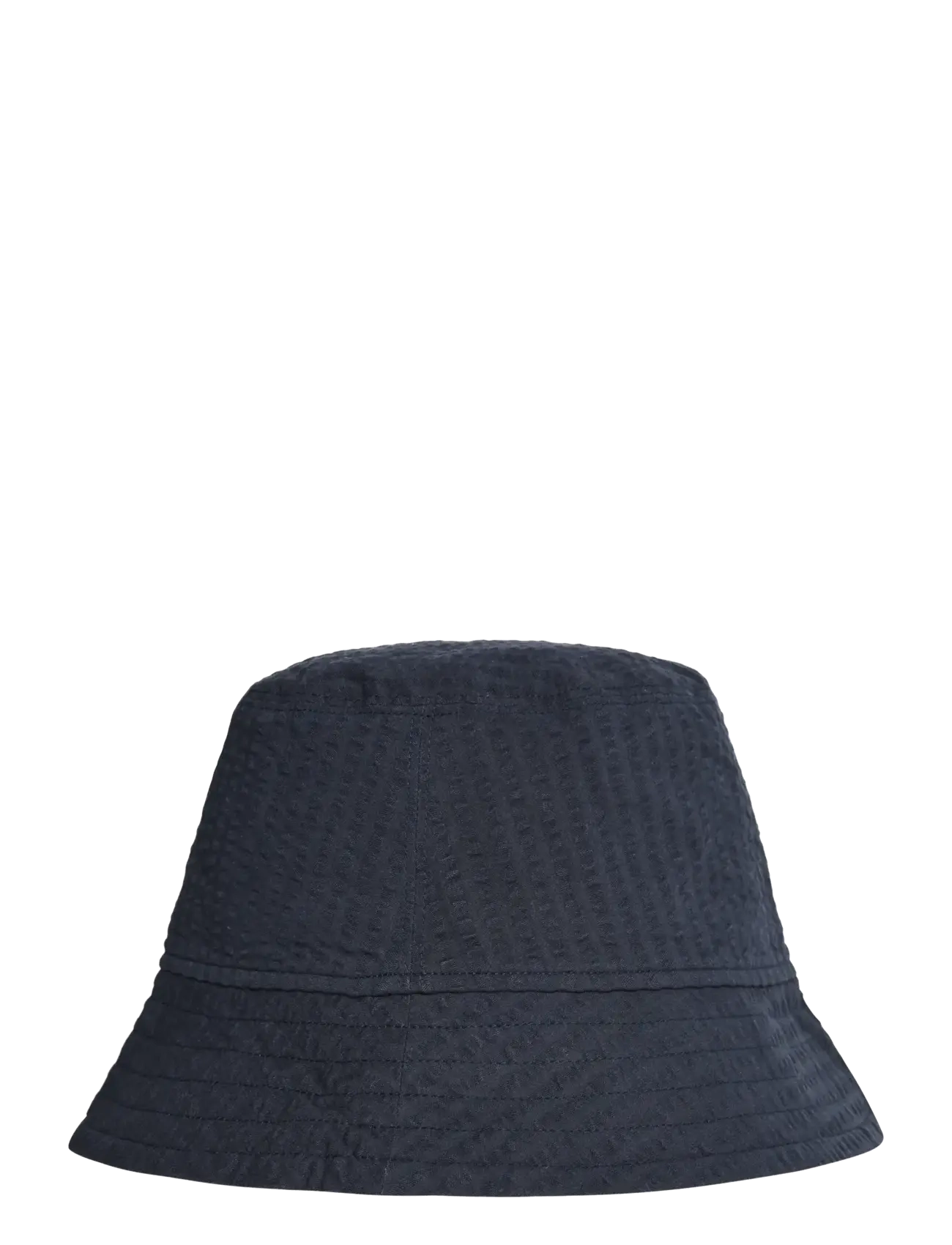Knowledge Cotton Apparel Seersucker bucket hat - Accessoires - NIGHT SKY / navy