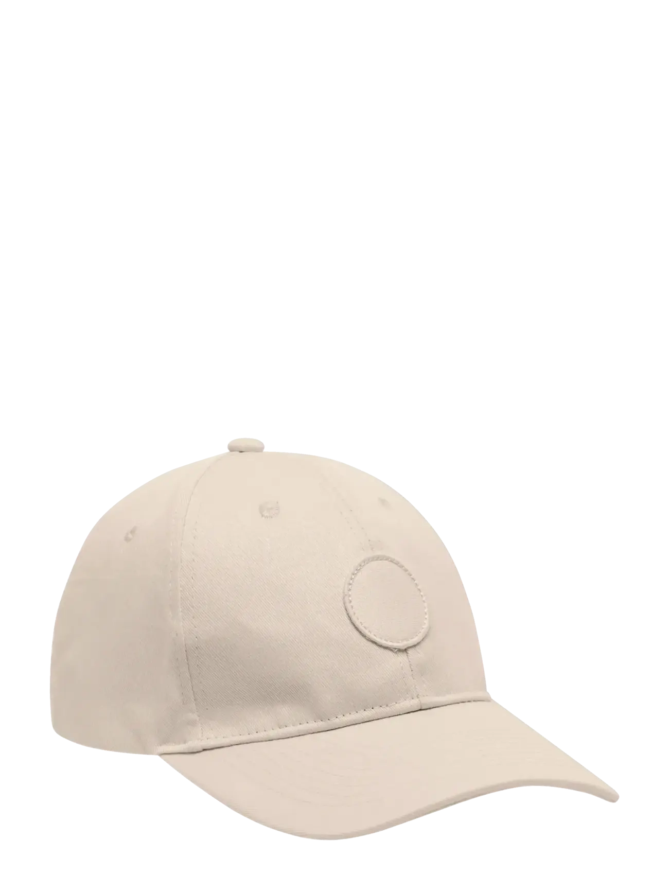 Knowledge Cotton Apparel Twill badge cap - Knowledge Cotton Apparel - LIGHT FEATHER GRAY / beige