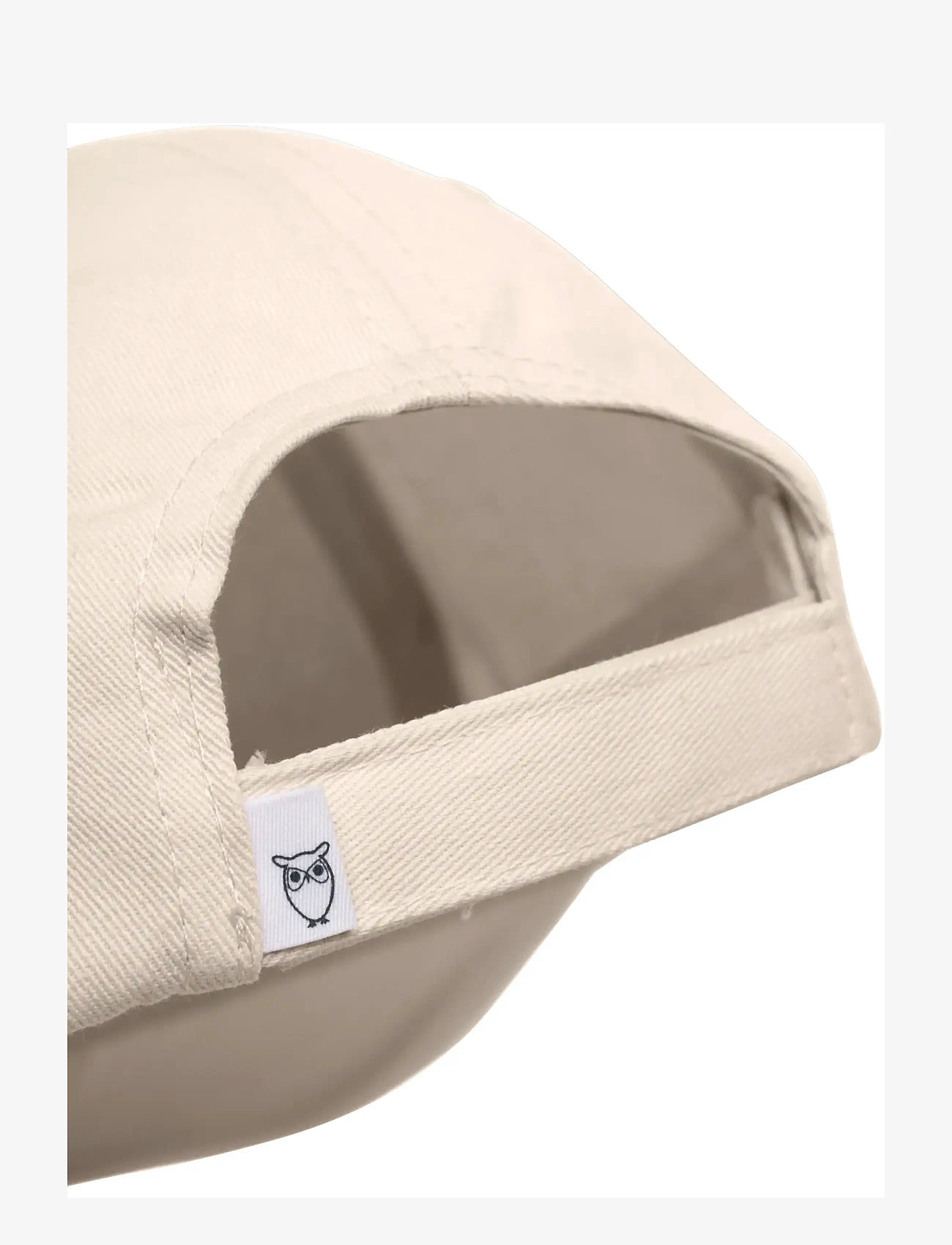 Knowledge Cotton Apparel - Twill badge cap - kasketter - light feather gray - 2