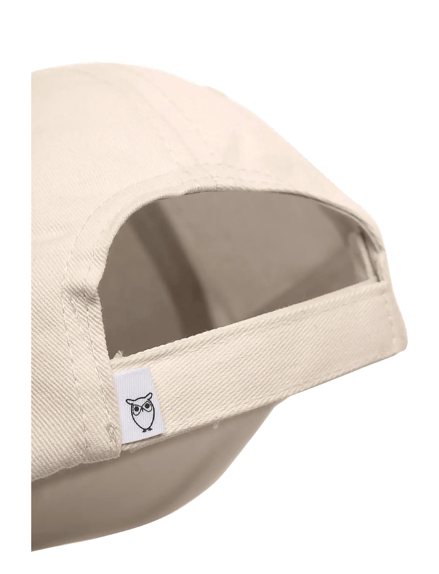 Knowledge Cotton Apparel - Twill badge cap - kappen - light feather gray - 2