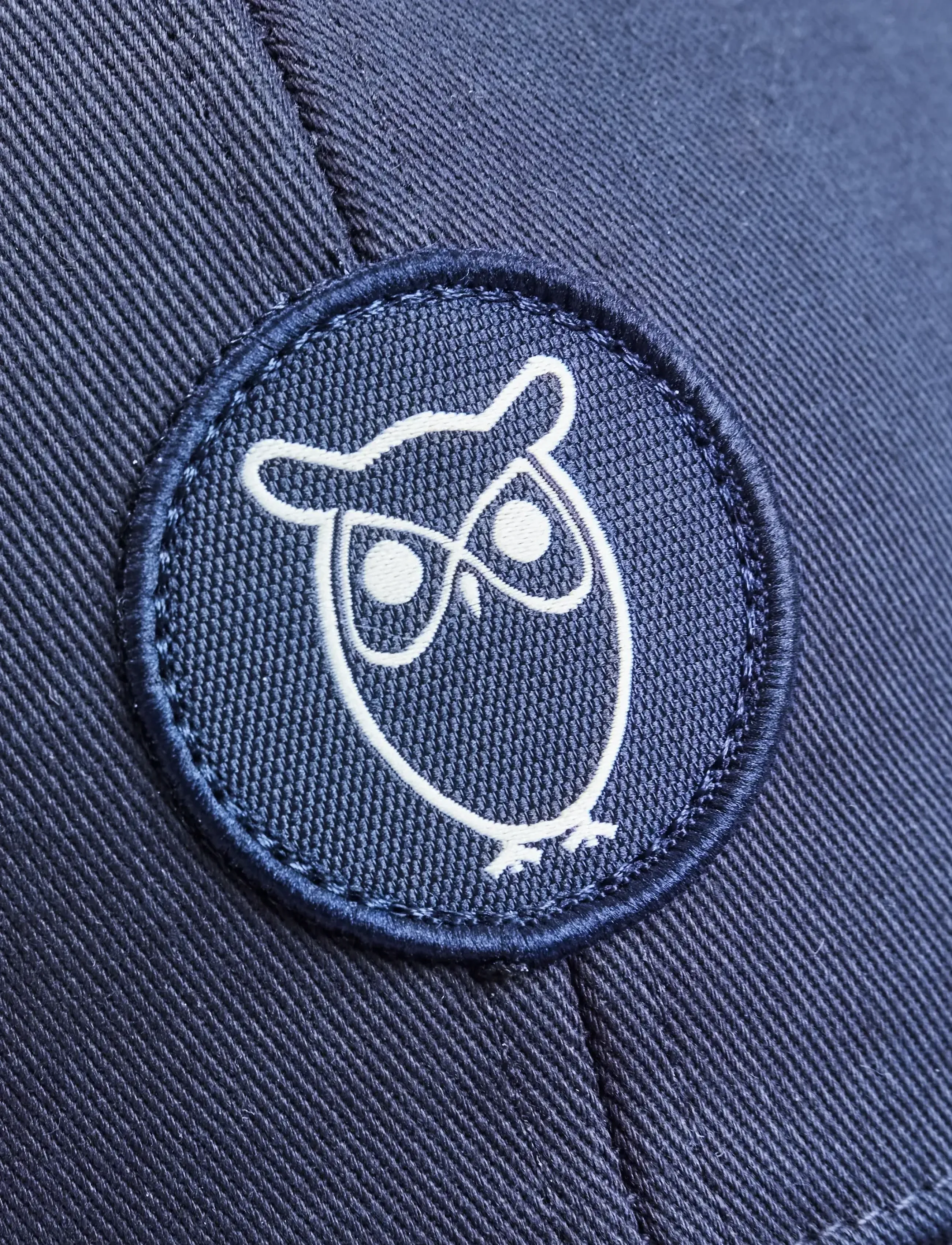 Knowledge Cotton Apparel - Twill badge cap - kappen - total eclipse - 1