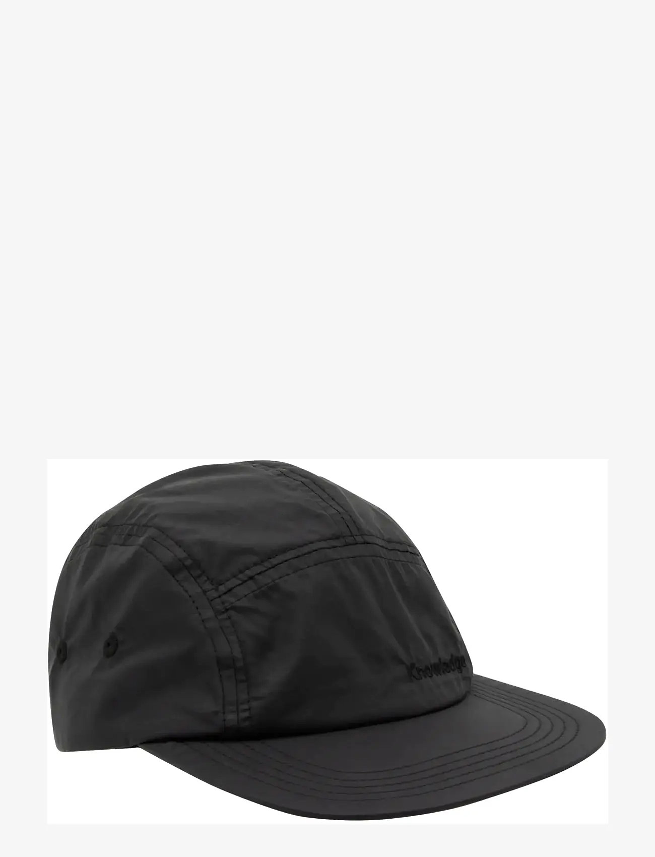 Knowledge Cotton Apparel - Vent riptop 90 5-panel cap - laveste priser - black jet - 1