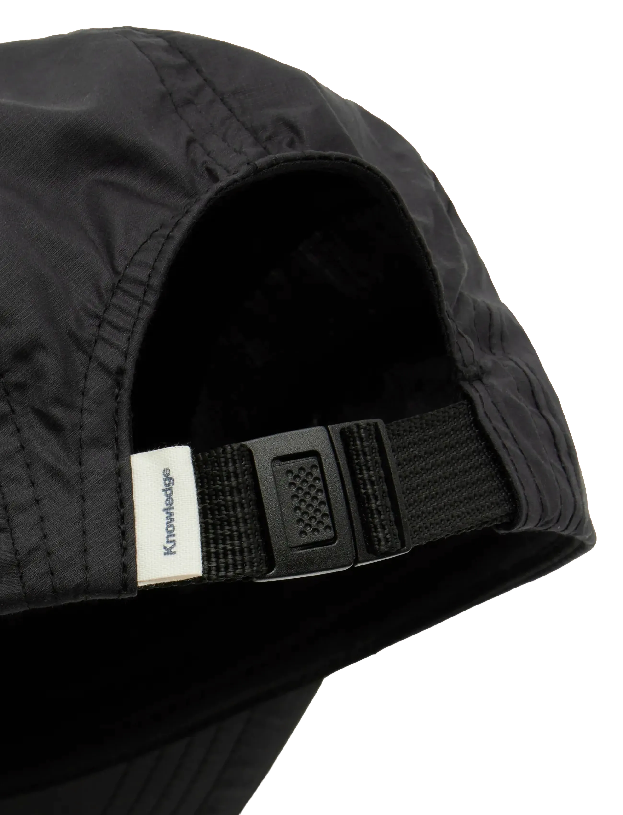 Knowledge Cotton Apparel - Vent riptop 90 5-panel cap - nokamütsid - black jet - 2