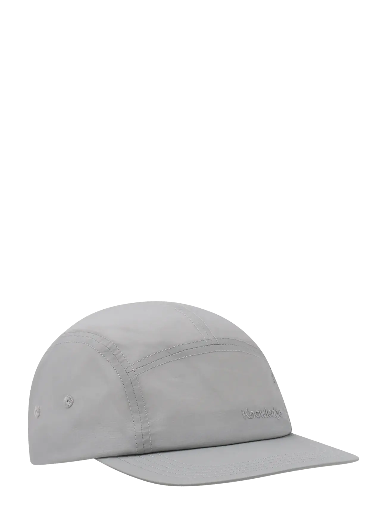 Knowledge Cotton Apparel Vent riptop 90 5-panel cap - Tik mobilioje programėlėje - ULTIMATE GREY / grey