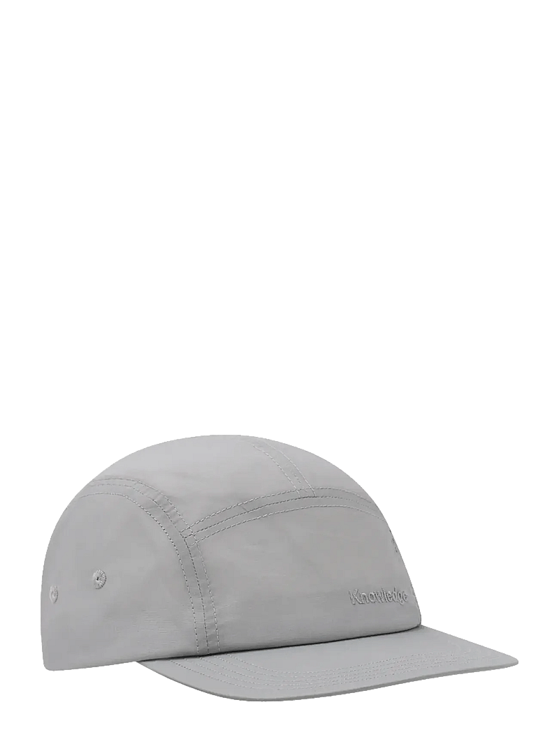 Knowledge Cotton Apparel - Vent riptop 90 5-panel cap - kepsar - ultimate grey - 1