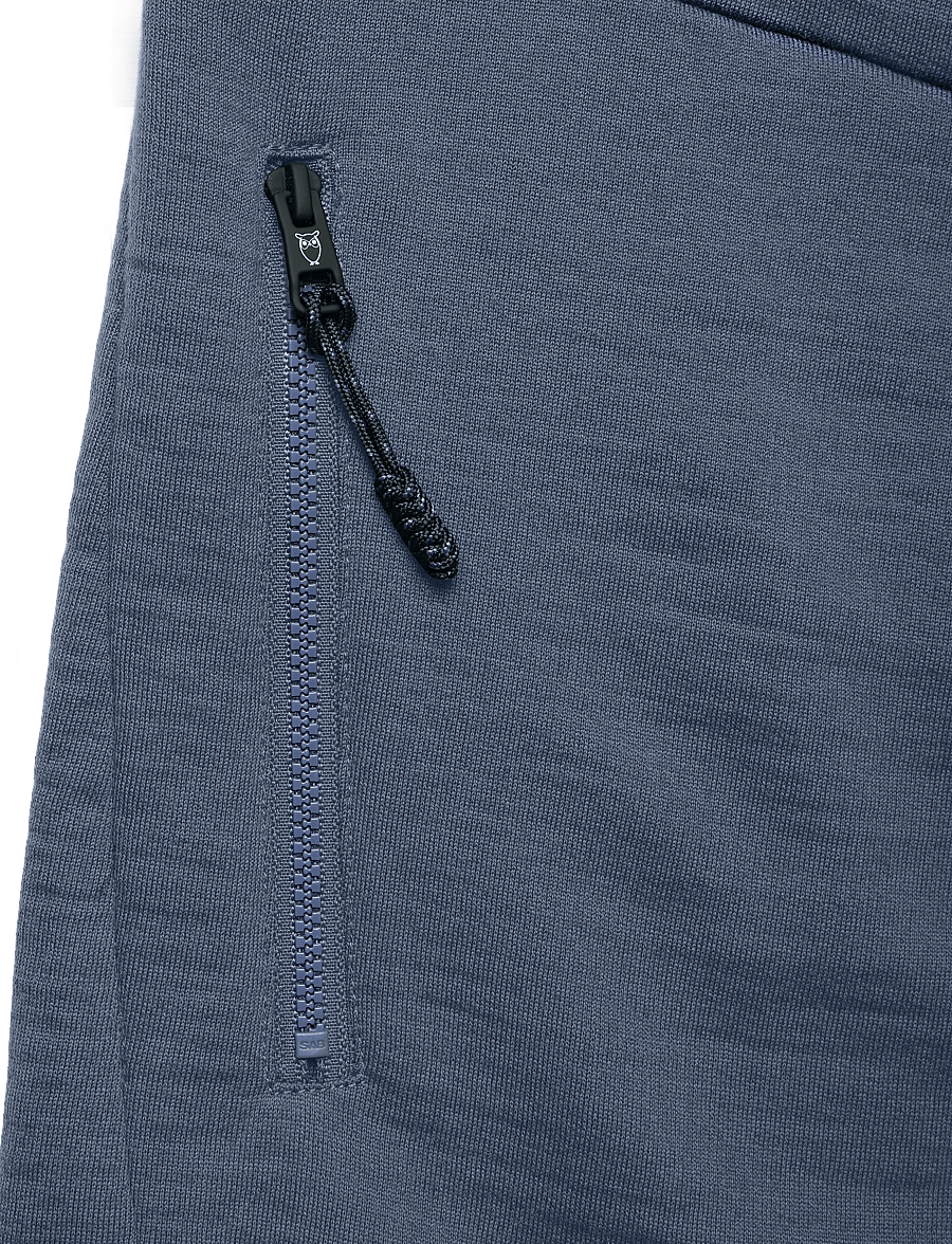 Knowledge Cotton Apparel - Dynamic wool fleece vest - västar - vintage indigo - 3