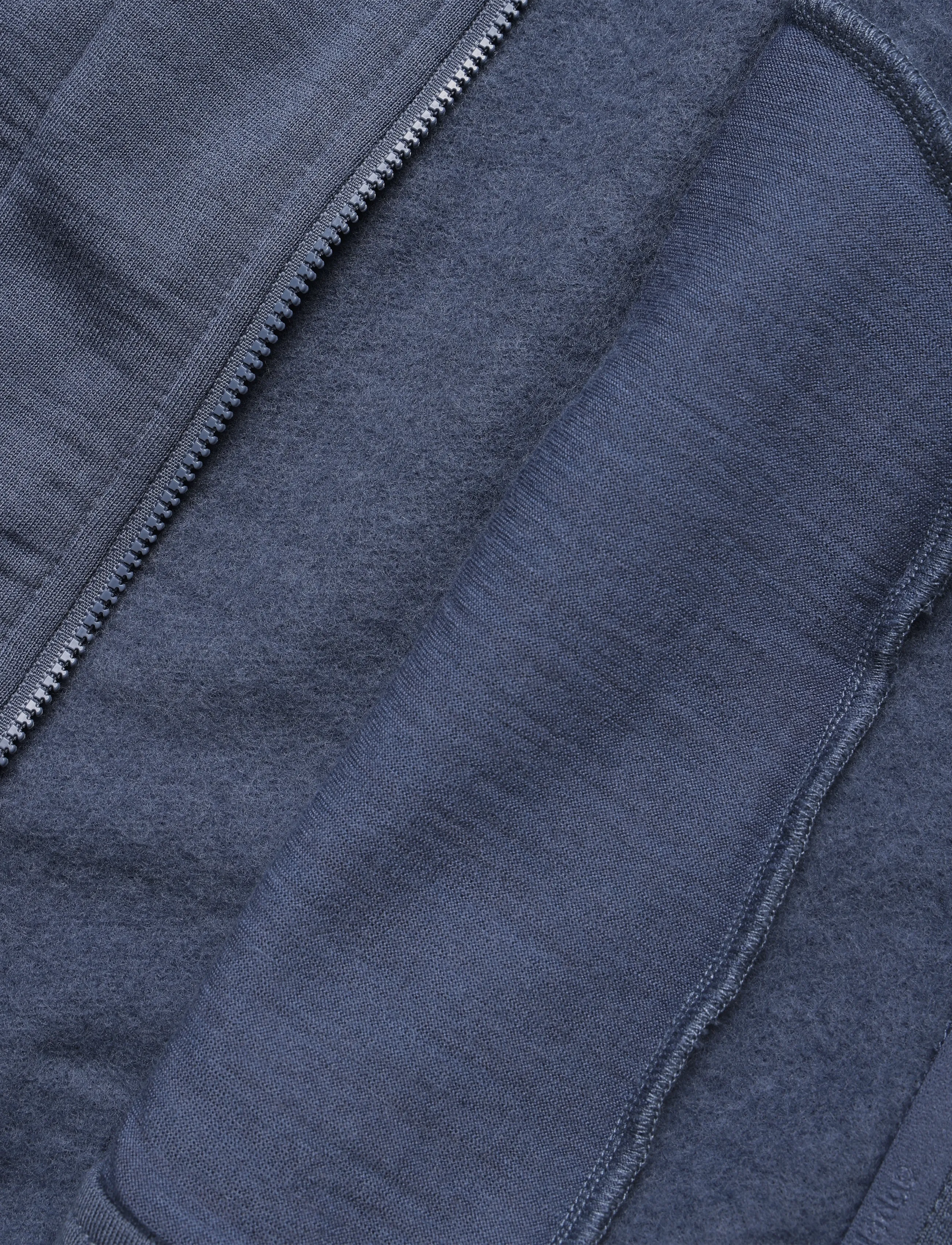 Knowledge Cotton Apparel - Dynamic wool fleece vest - westen - vintage indigo - 4