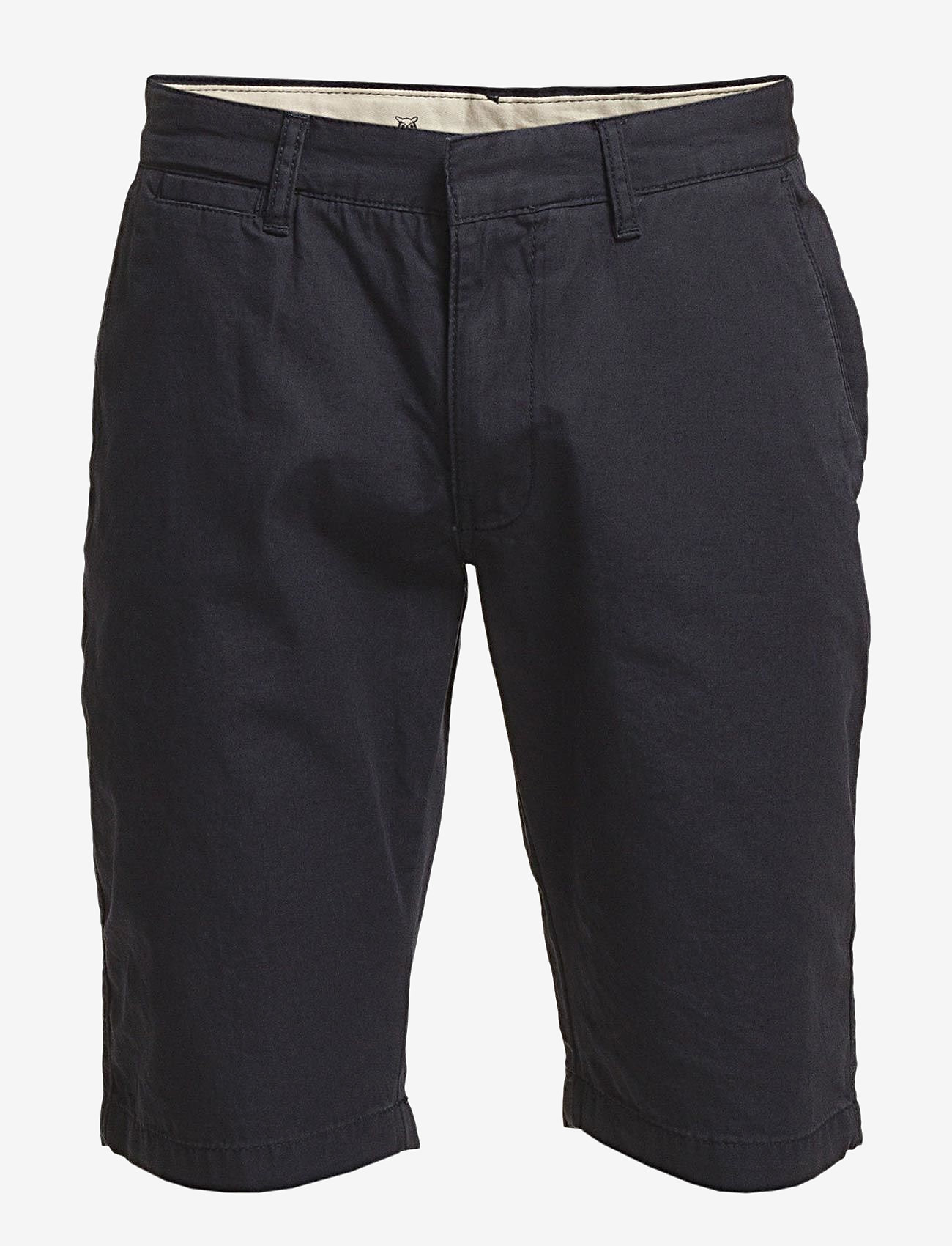 Knowledge Cotton Apparel - CHUCK chino shorts - total eclipse - 0