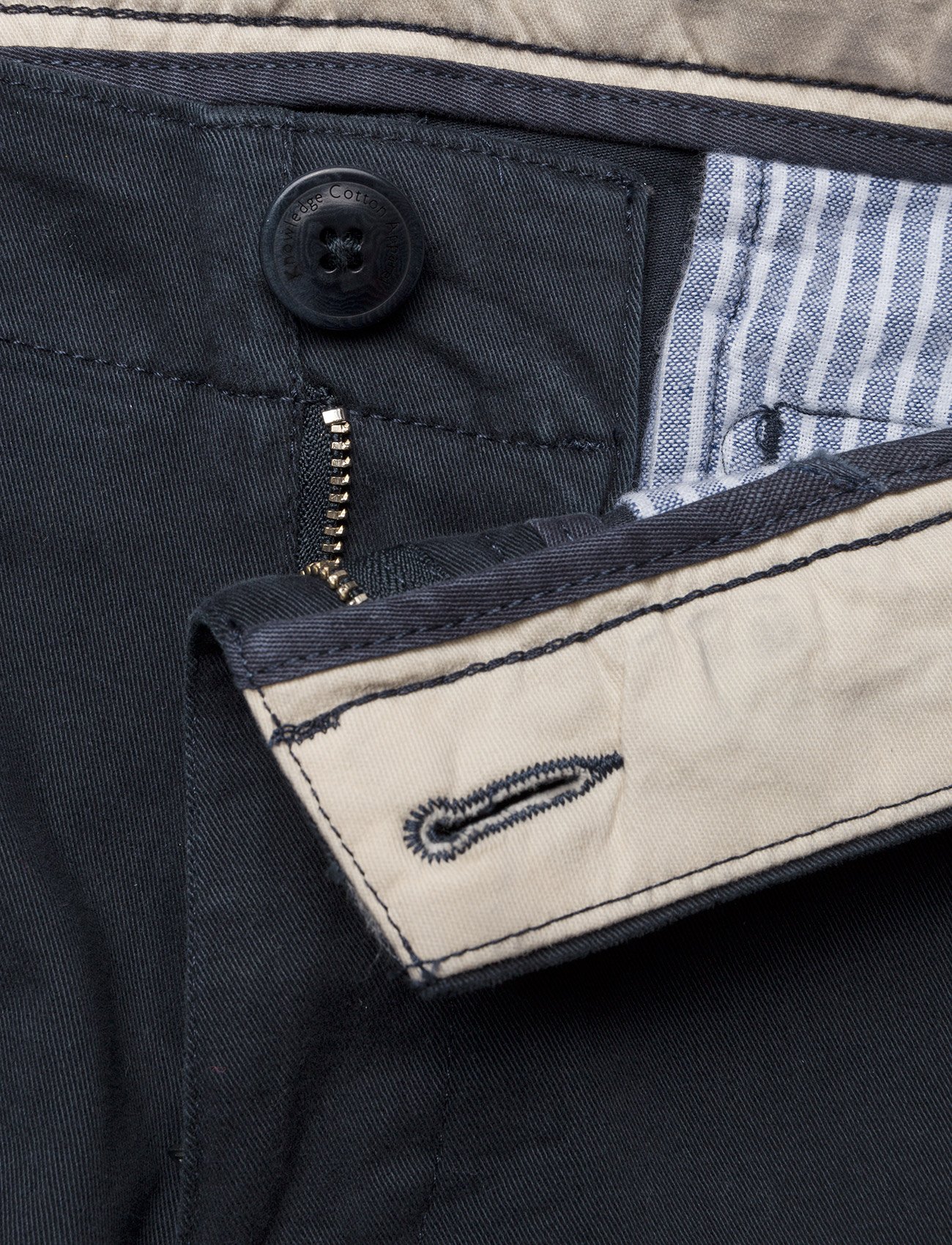 Knowledge Cotton Apparel - JOE chino shorts - total eclipse - 3