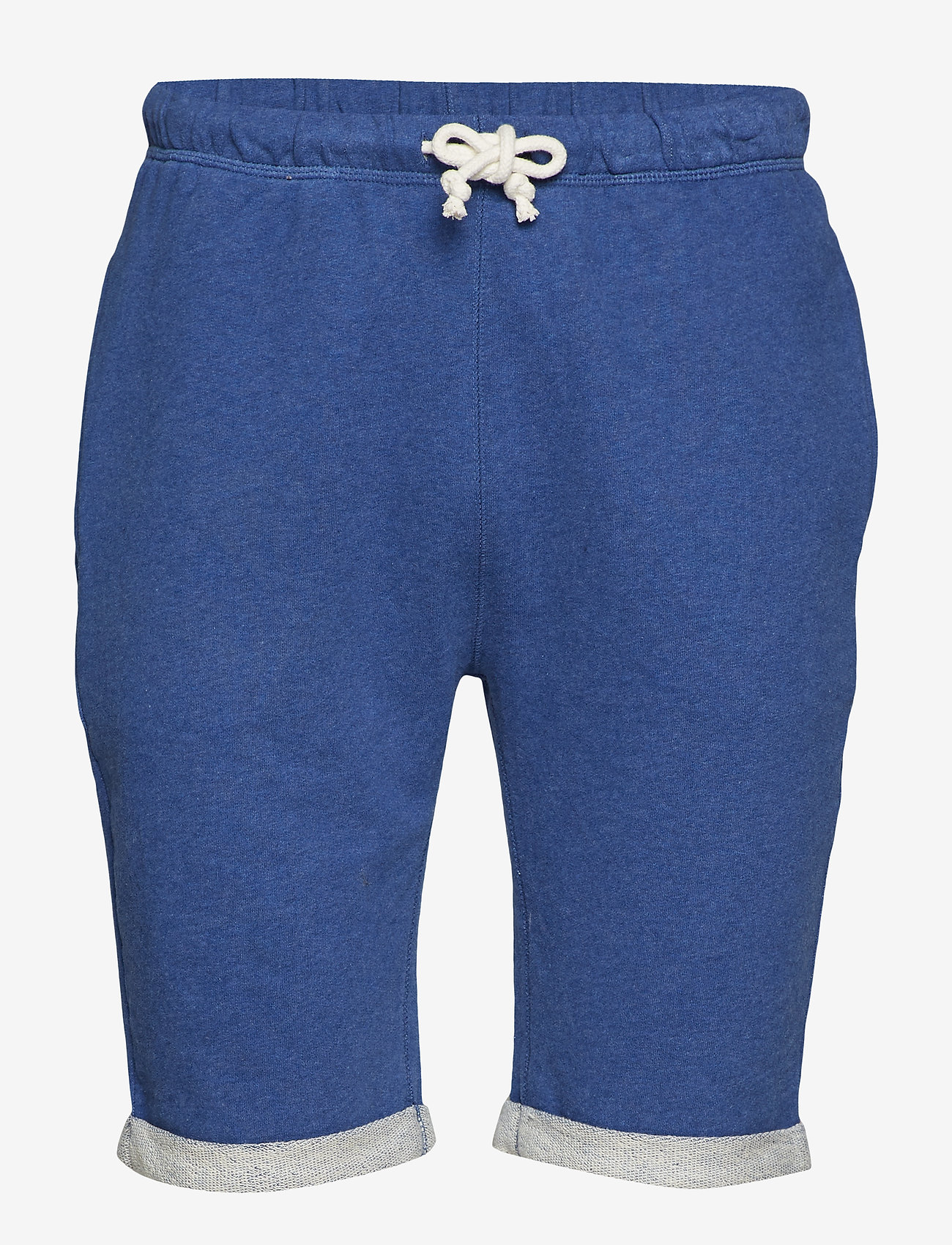 Knowledge Cotton Apparel - Melange fleece shorts - GOTS/Vegan - blue melange - 0