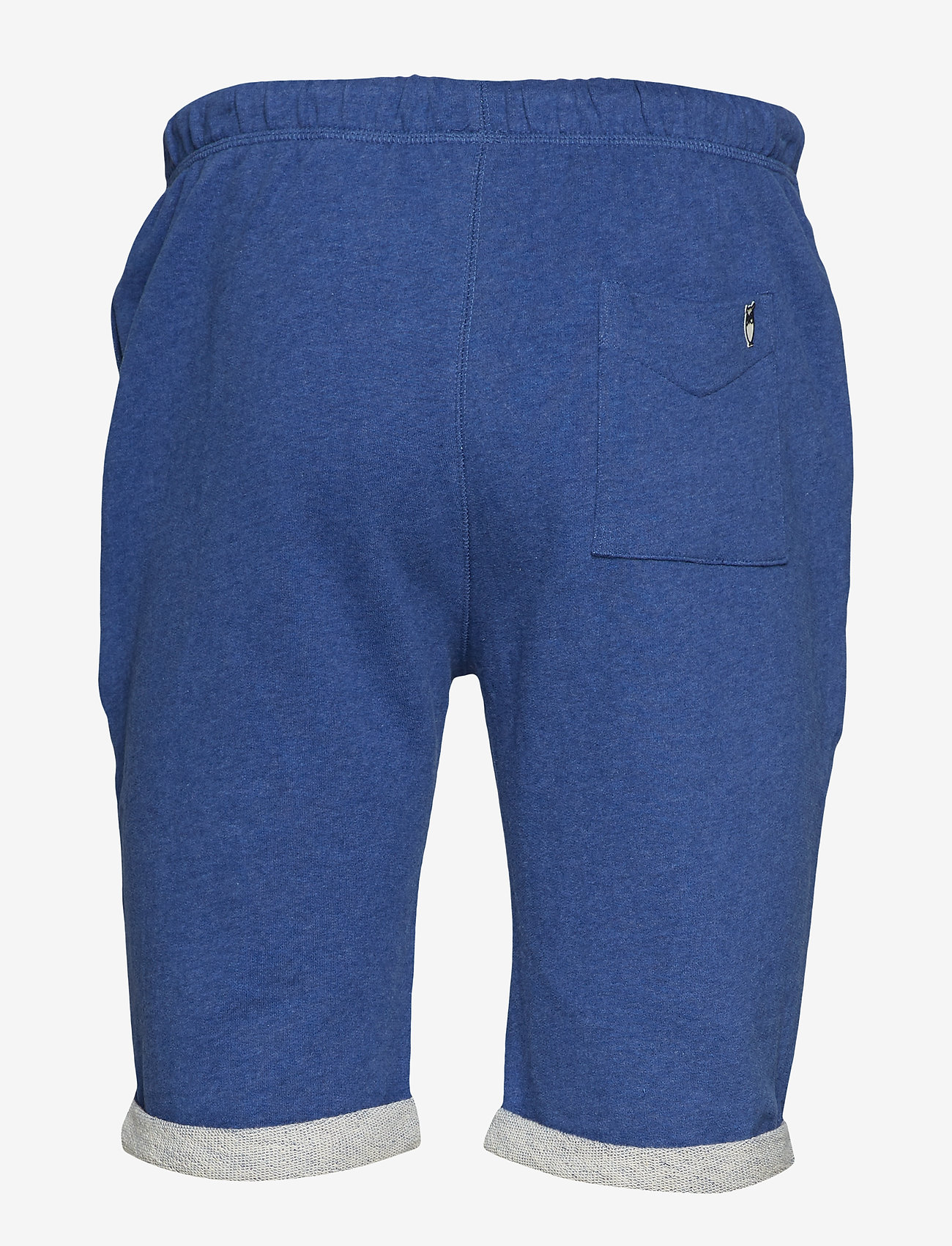 Knowledge Cotton Apparel - Melange fleece shorts - GOTS/Vegan - blue melange - 1