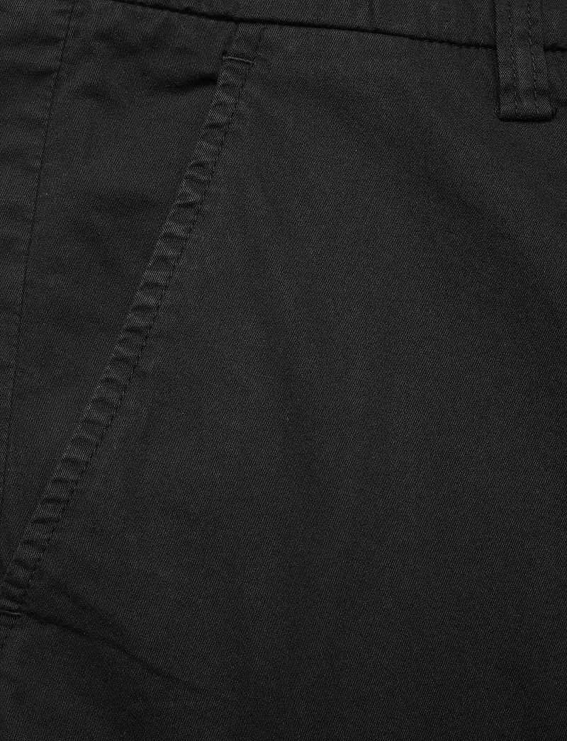 Knowledge Cotton Apparel - Regular chino poplin shorts - GOTS/ - chinos shorts - black jet - 2