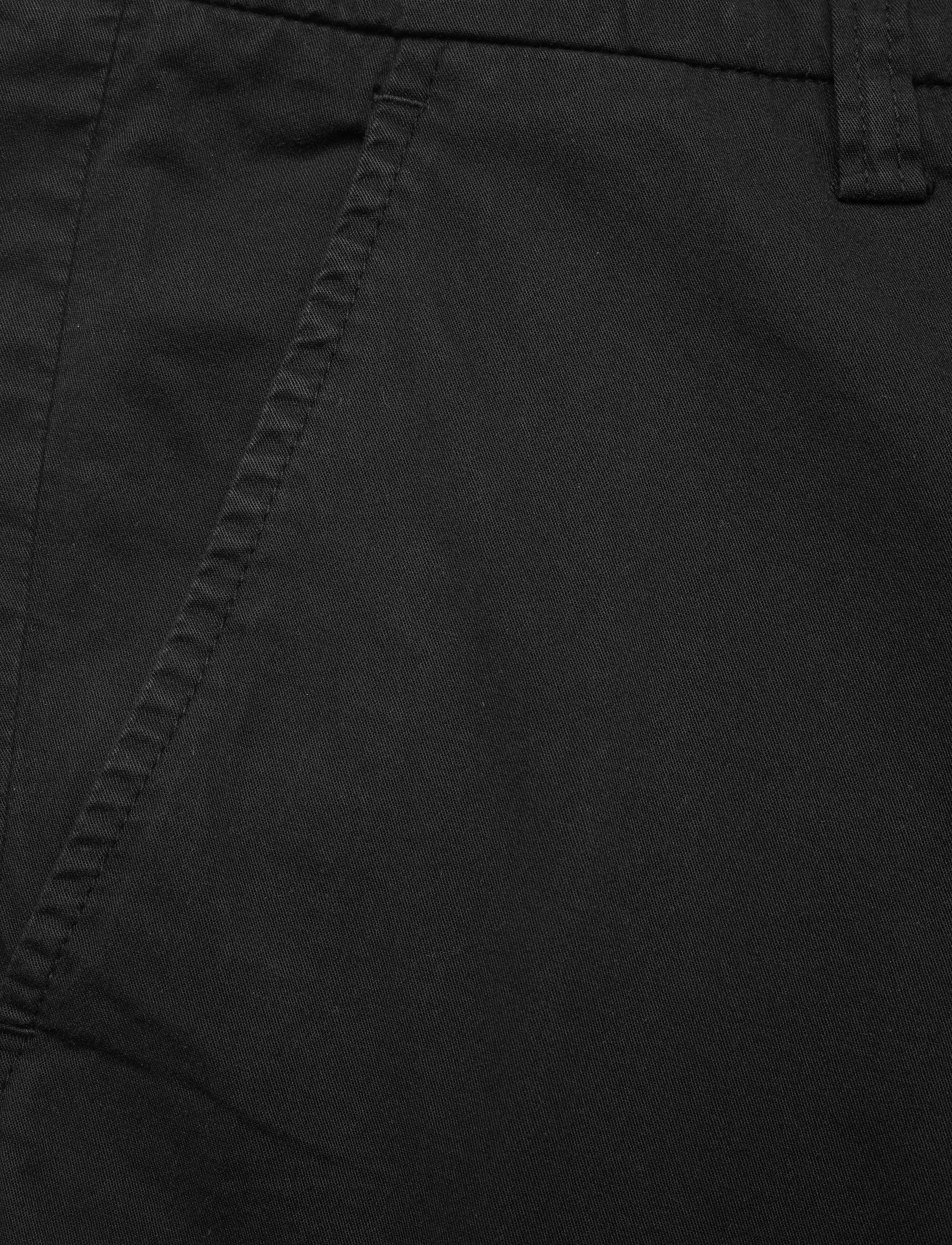 Knowledge Cotton Apparel - CHUCK regular chino poplin shorts - - chinos shorts - black jet - 2