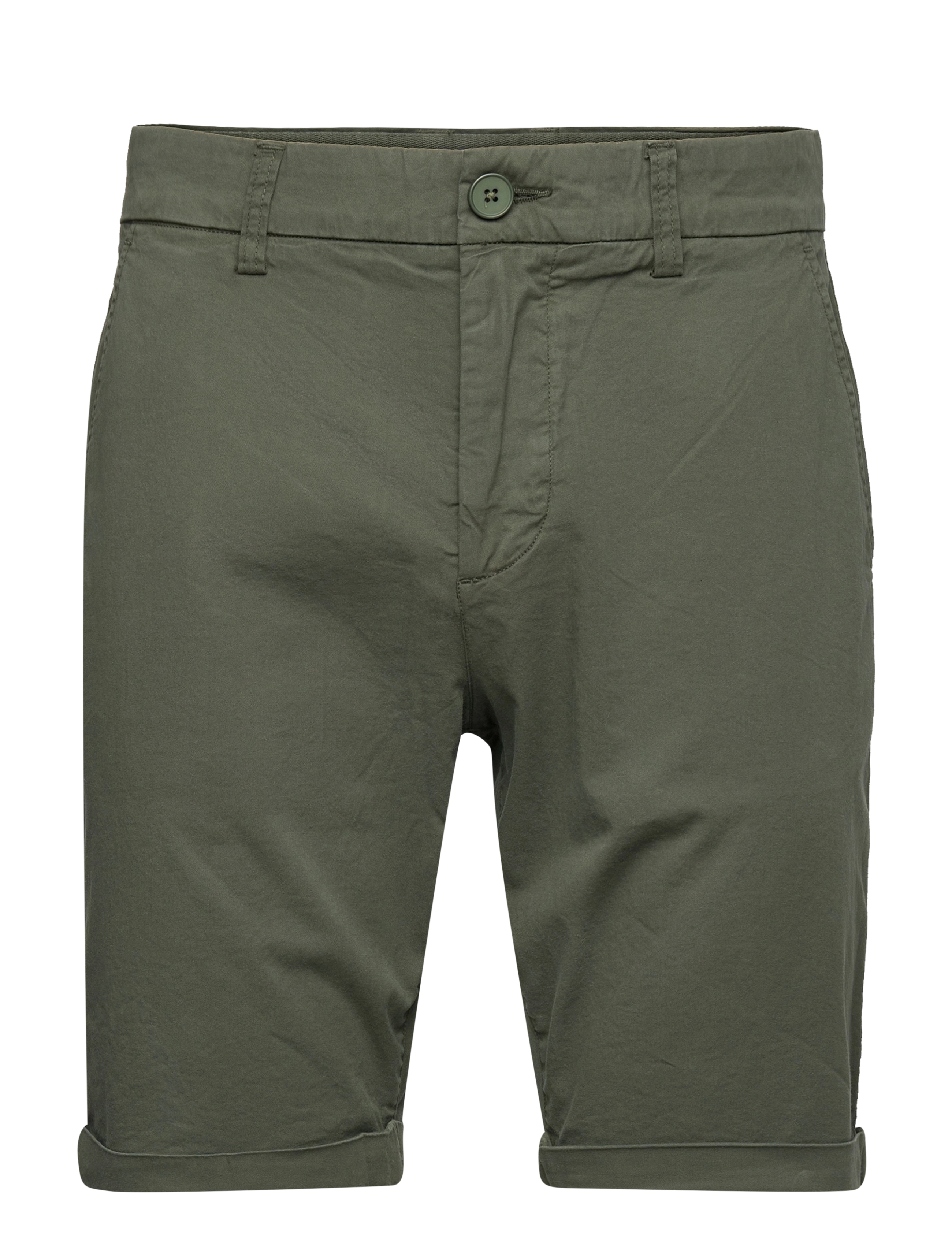 KNOWLEDGE Baumwolle APPAREL Chuck Regular Chino Shorts Grün - 29 - Herren