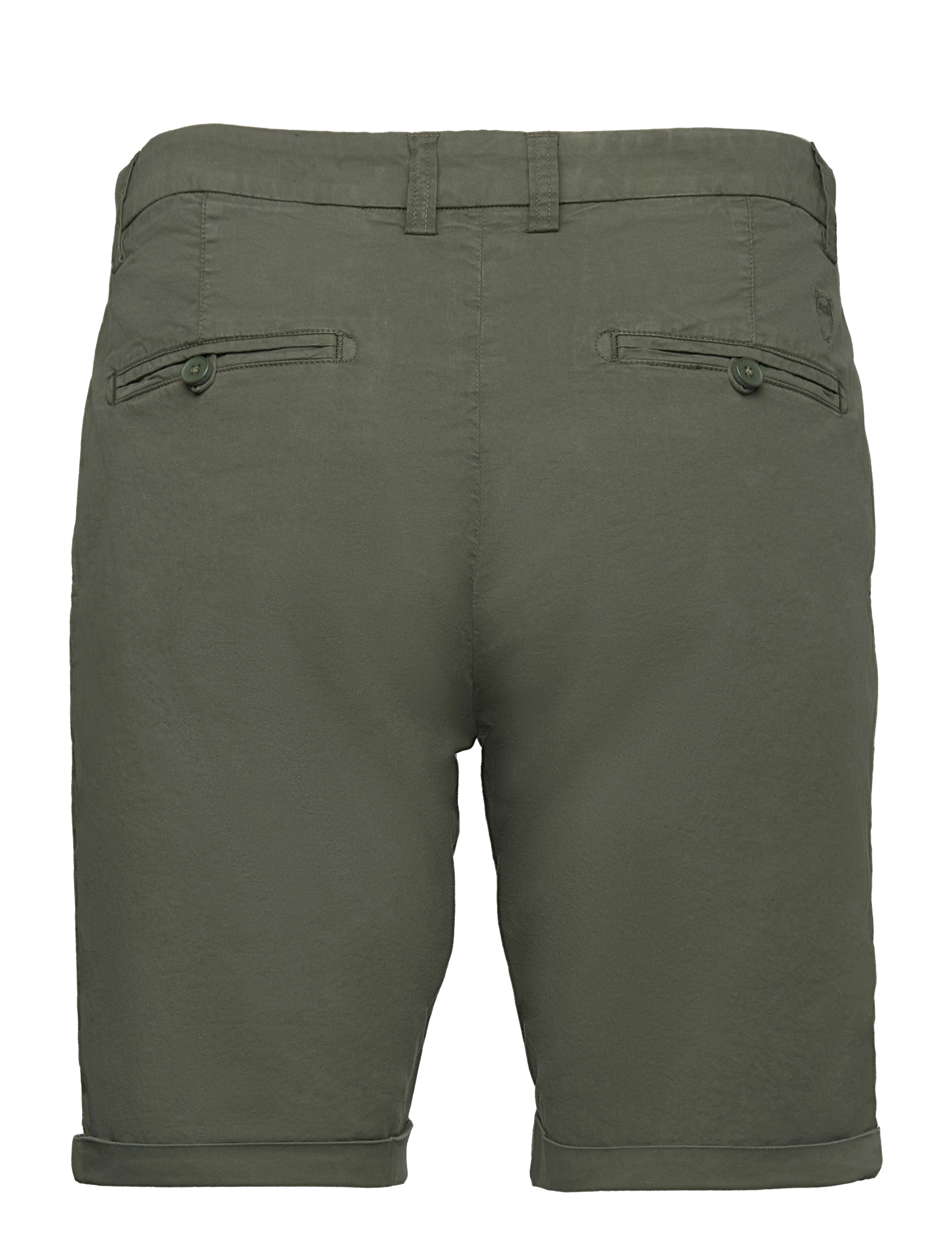 Knowledge Cotton Apparel - CHUCK regular chino poplin shorts - - chinos shorts - forrest night - 1