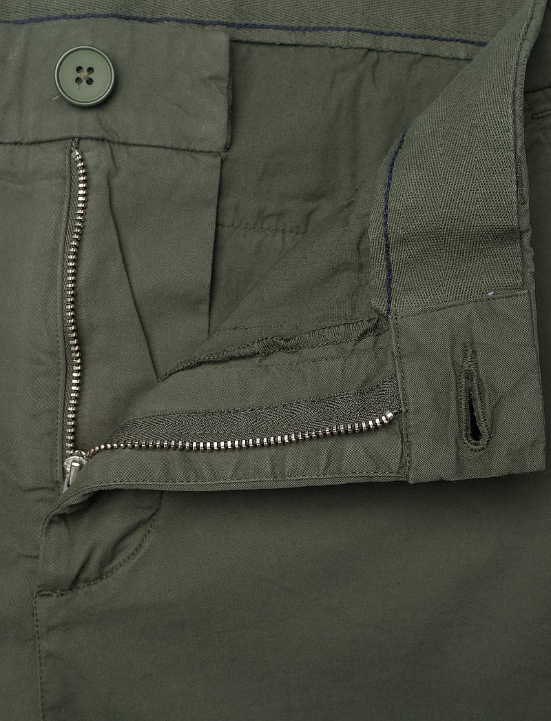 Knowledge Cotton Apparel - Regular chino poplin shorts - GOTS/ - chinos shorts - forrest night - 3