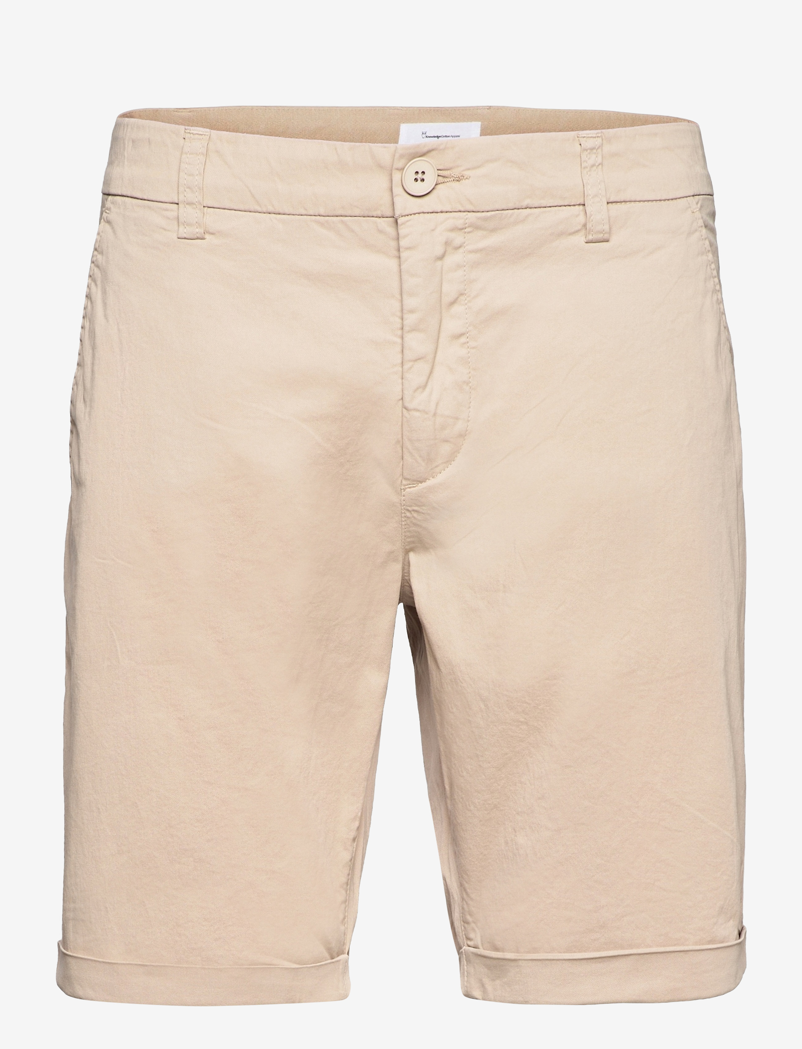KNOWLEDGE Baumwolle APPAREL Chuck Regular Chino Shorts Beige - 29 - Herren