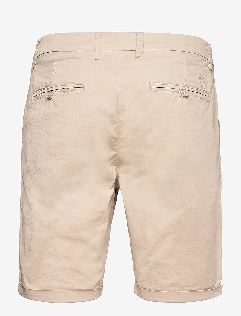 Knowledge Cotton Apparel - CHUCK regular chino poplin shorts - - chinos shorts - light feather gray - 1