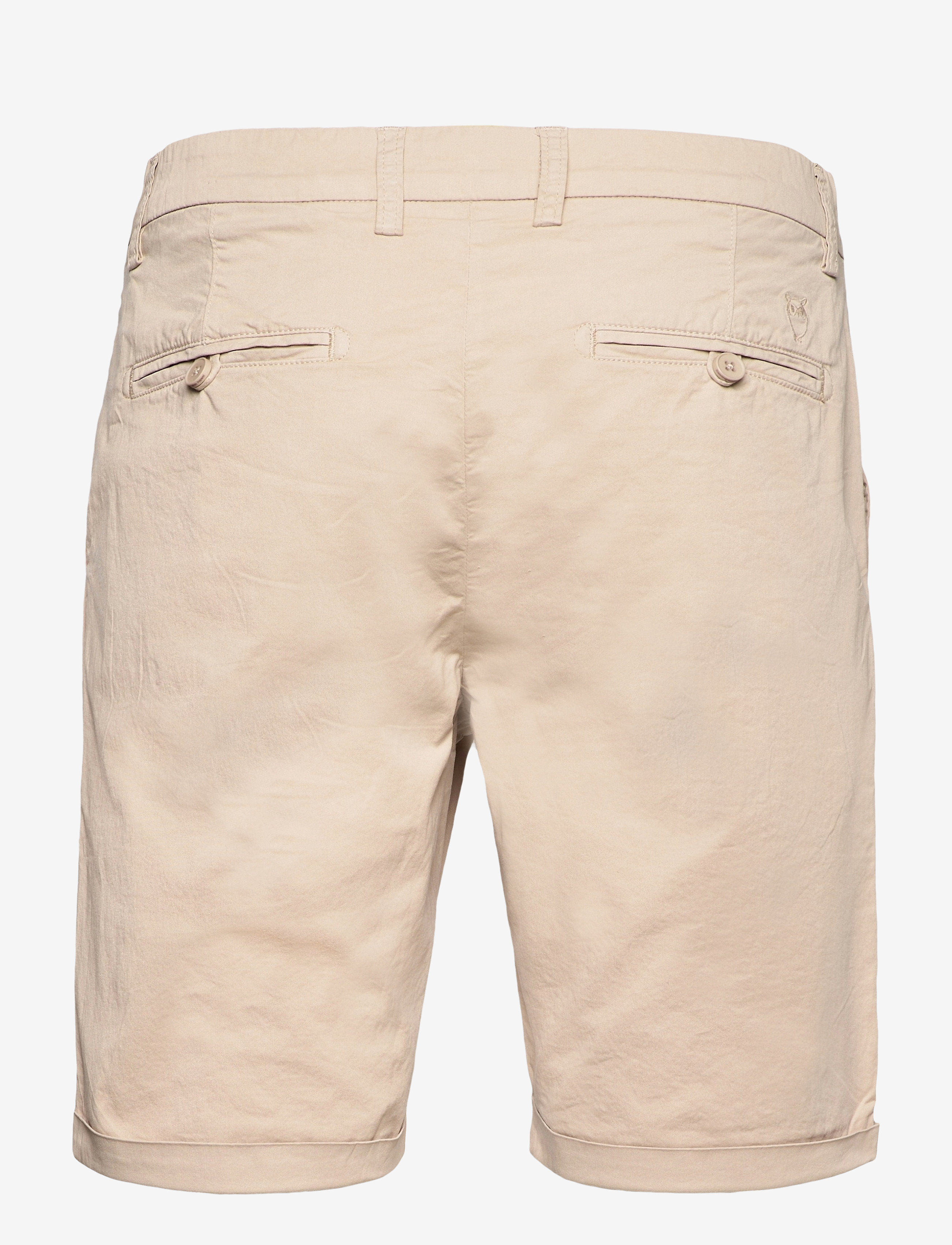 Knowledge Cotton Apparel - CHUCK regular chino poplin shorts - - chinos shorts - light feather gray - 1