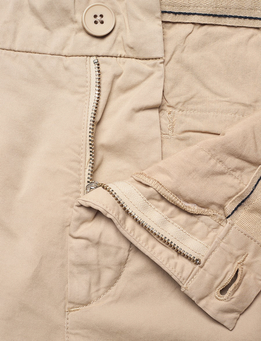 Knowledge Cotton Apparel - CHUCK regular chino poplin shorts - - chinos shorts - light feather gray - 3