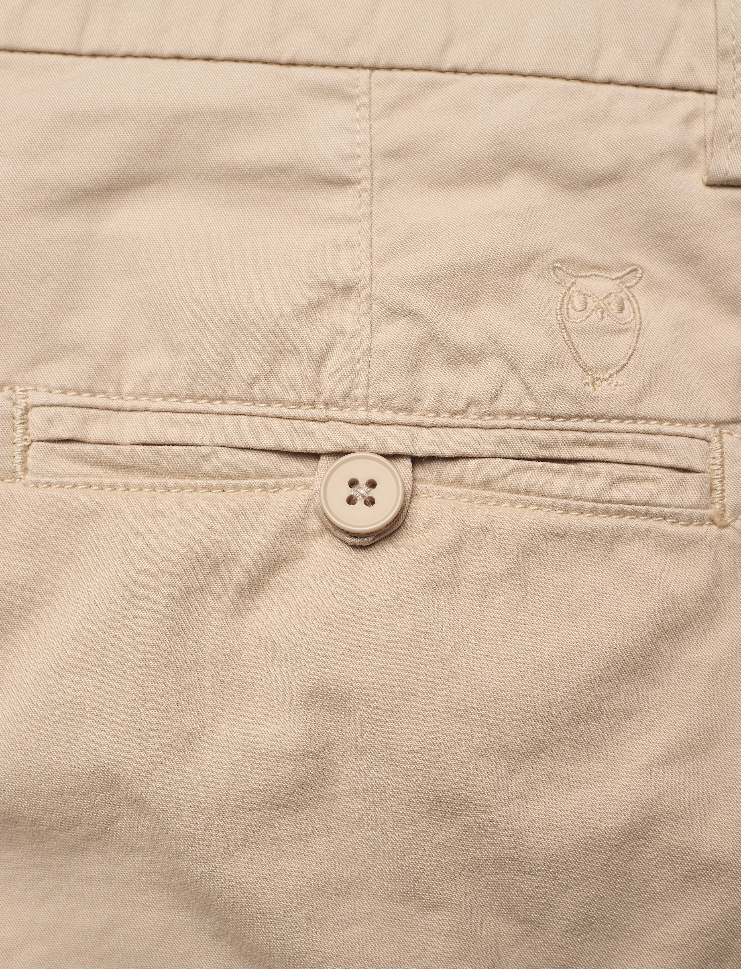 Knowledge Cotton Apparel - CHUCK regular chino poplin shorts - - chinos shorts - light feather gray - 4