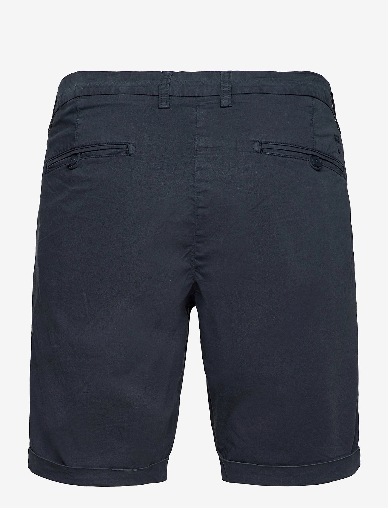 Knowledge Cotton Apparel - CHUCK regular chino poplin shorts - - chinos shorts - total eclipse - 1