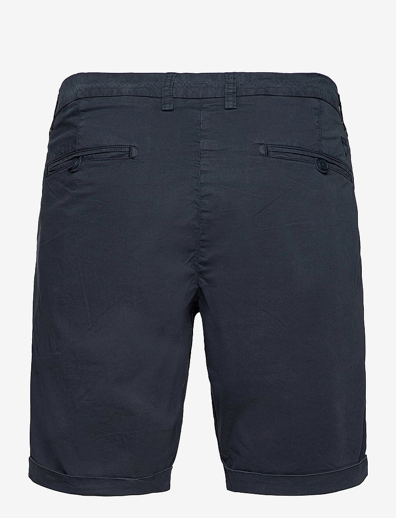 Knowledge Cotton Apparel - Chuck regular chino shorts - chinos shorts - total eclipse - 1