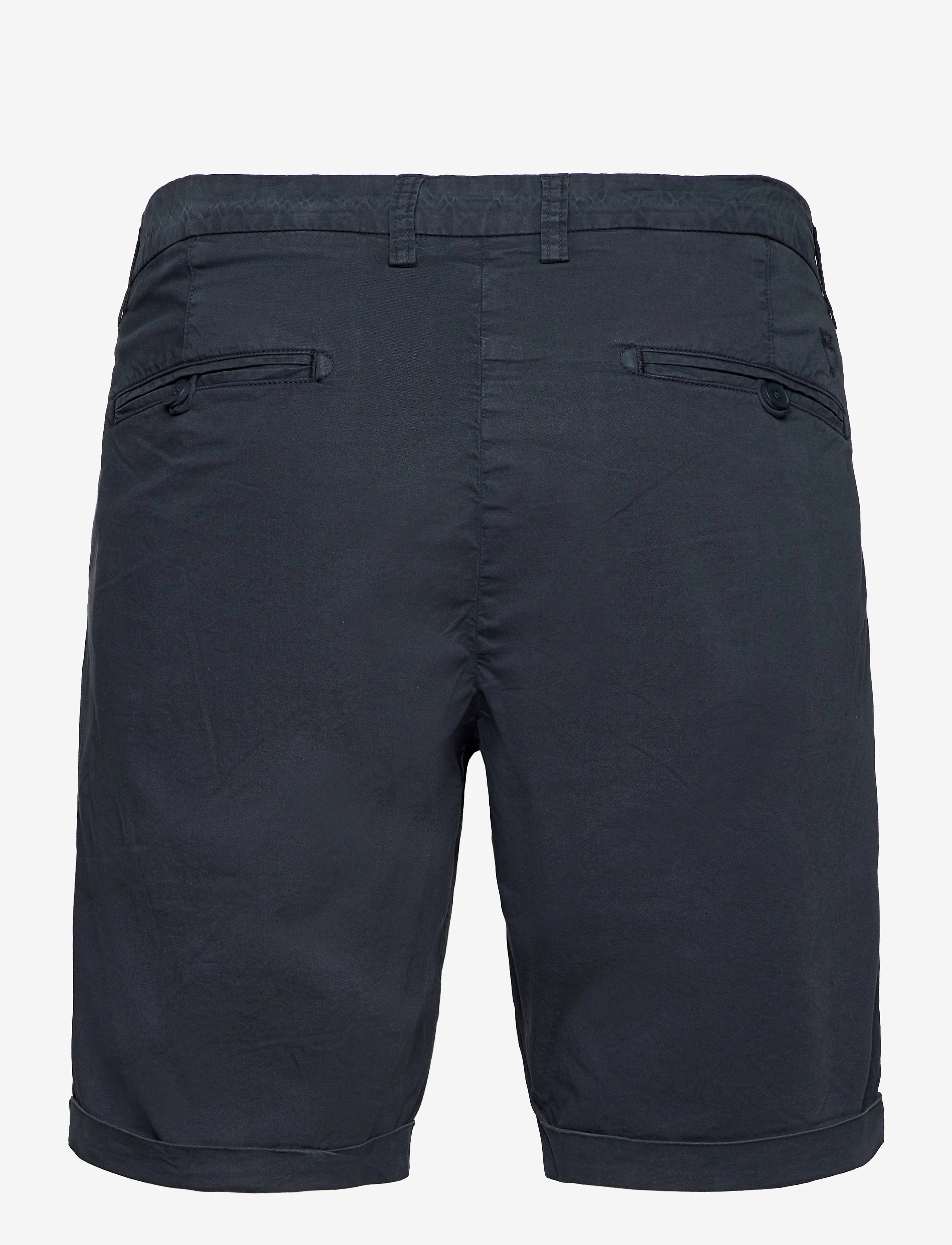 Knowledge Cotton Apparel - Chuck regular chino shorts - chinos shorts - total eclipse - 1