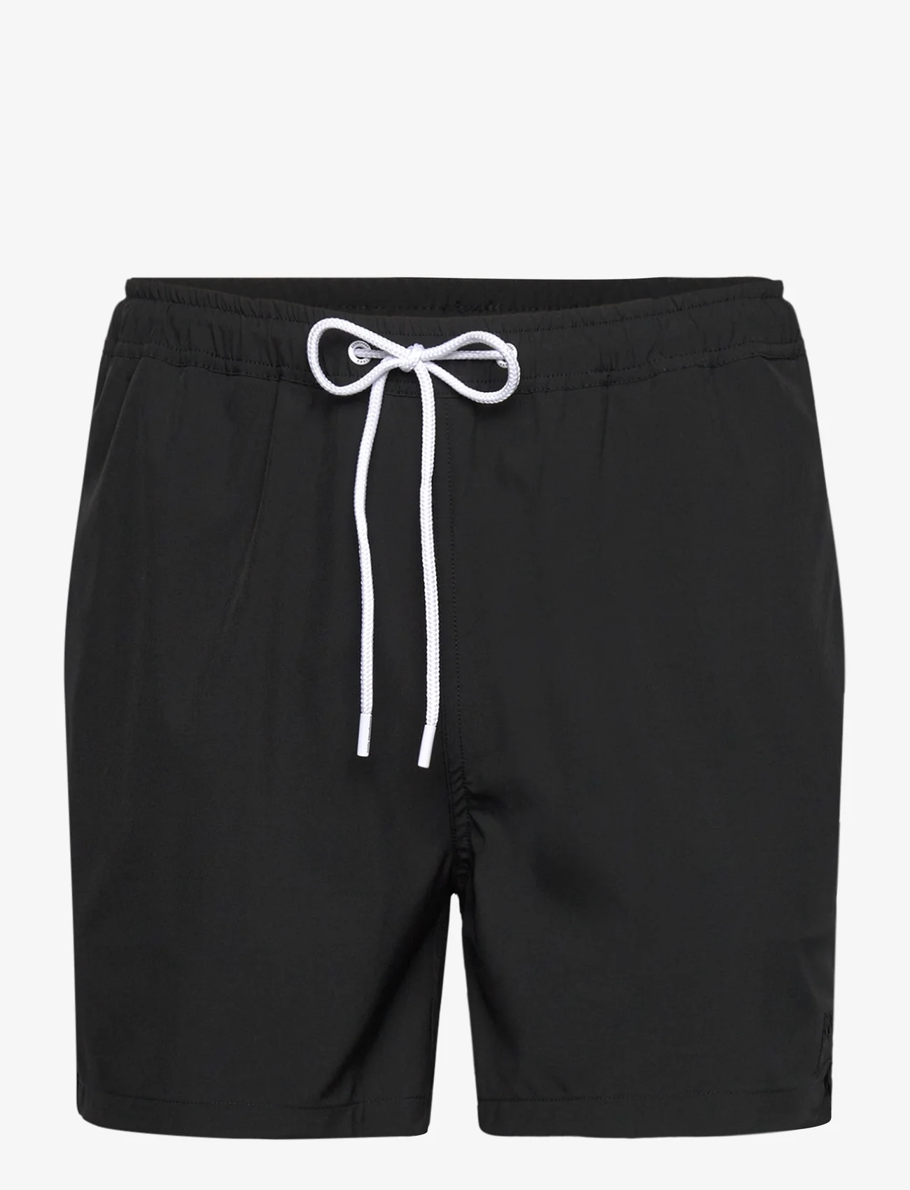 Knowledge Cotton Apparel - Stretch swimshorts - GRS/Vegan - swim shorts - black jet - 0